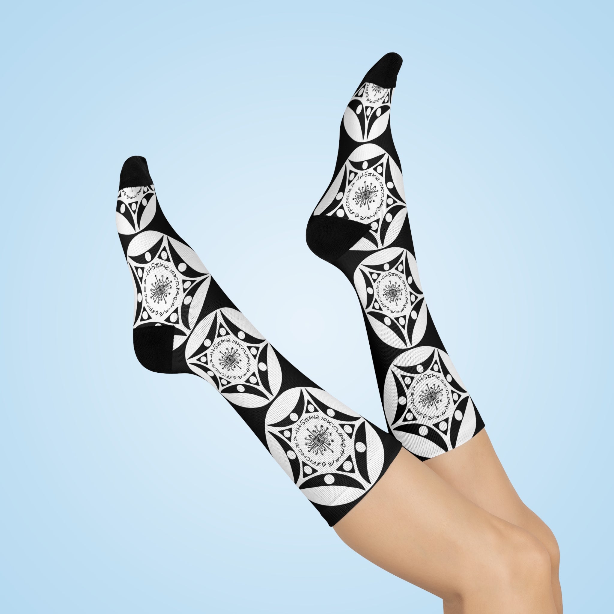 NVK BUGA SPHERE CREW SOCKS™ — Cushioned Graphic Crew