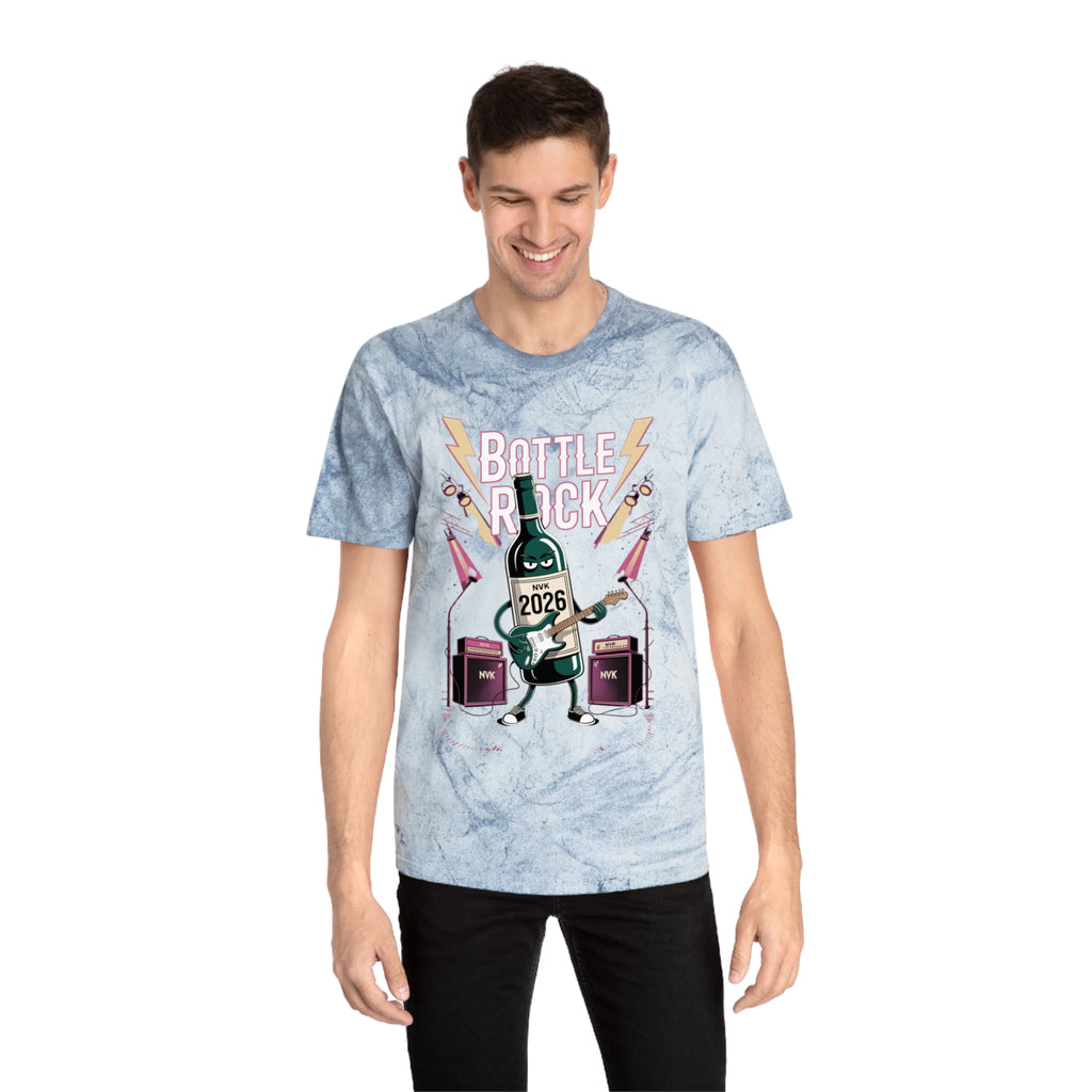NVK BOTTLE ROCK TEE™ — Vintage Tie-Dye Graphic