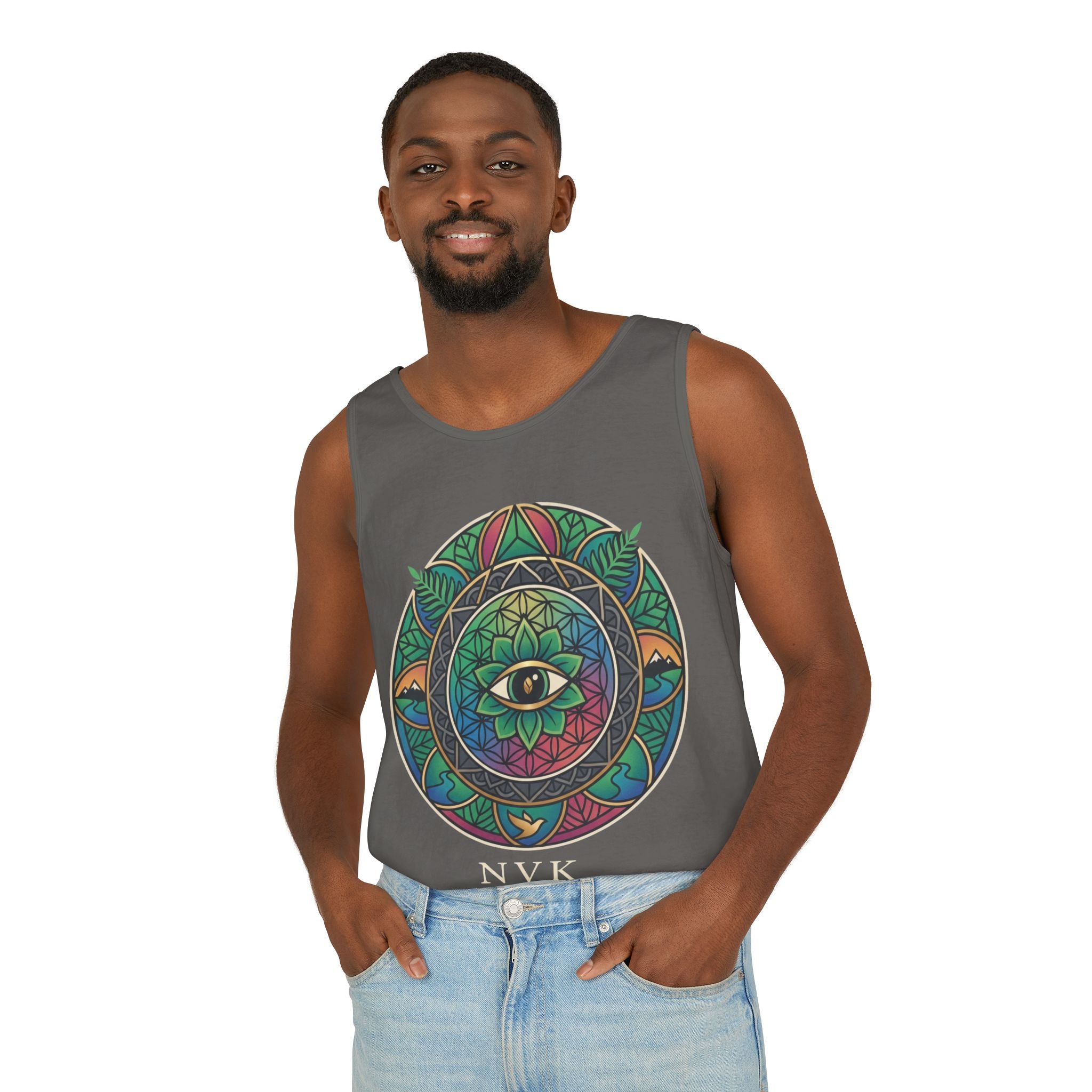 NVK MANDALA EYE TANK™ — Unisex Spiritual Graphic