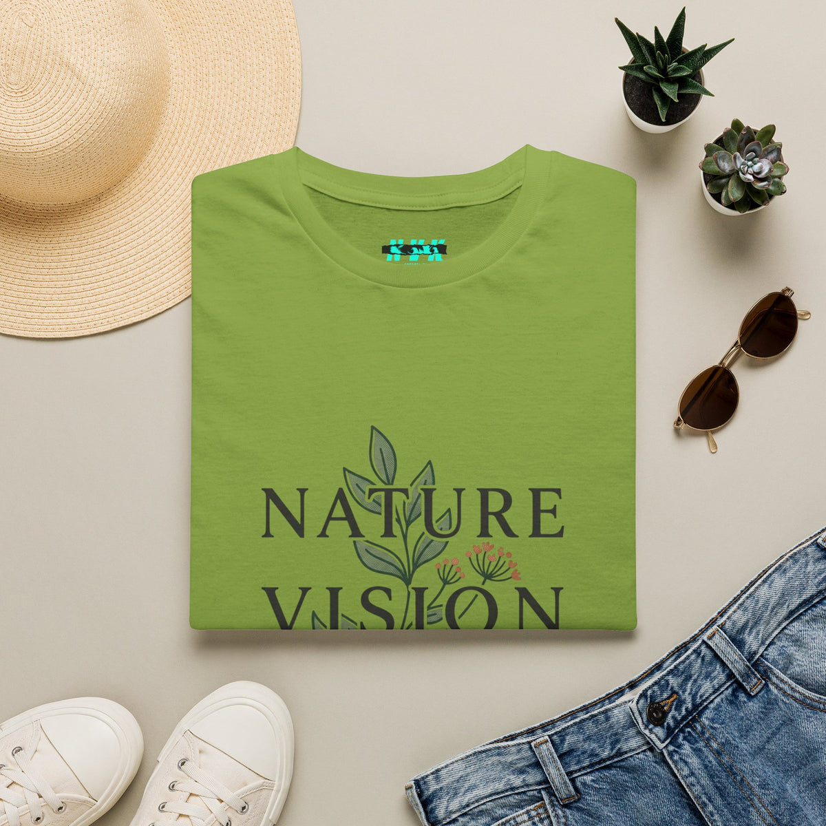 NVK NATURE VISION TEE™ — Botanical Graphic, Everyday Wear