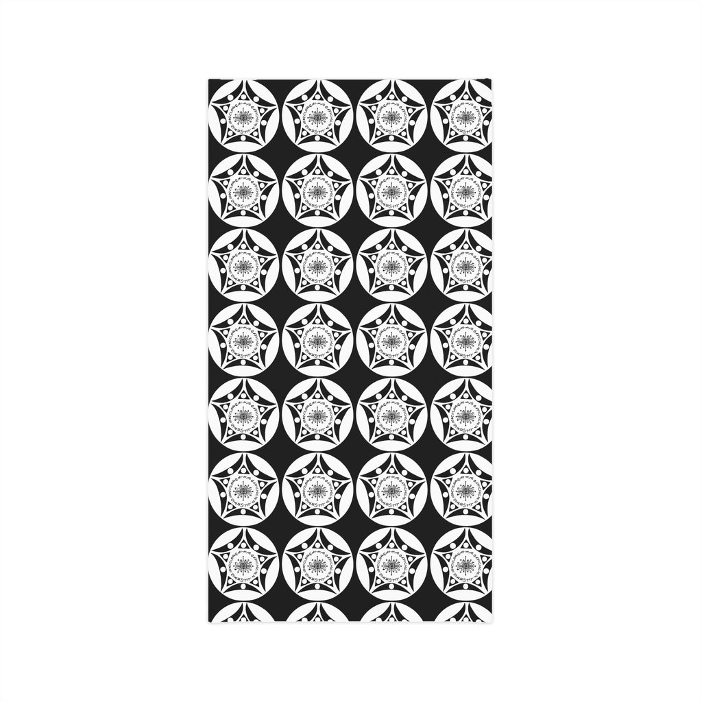 NVK NEON VALKYRIE NECK GAITER™ — Geometric Mandala Pattern