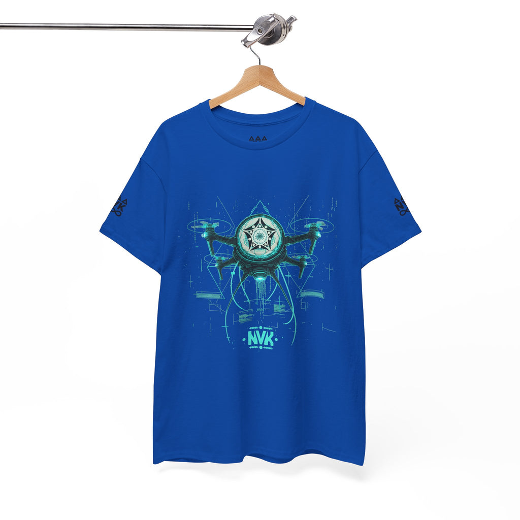NVK ALIEN DRONE EMBLEM TEE™ — Futuristic Tech Graphic