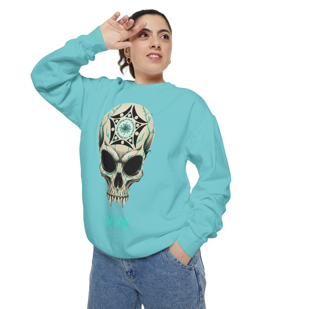 NVK BUGA SPHERE SKULL SWEATSHIRT™ — Graphic Crewneck