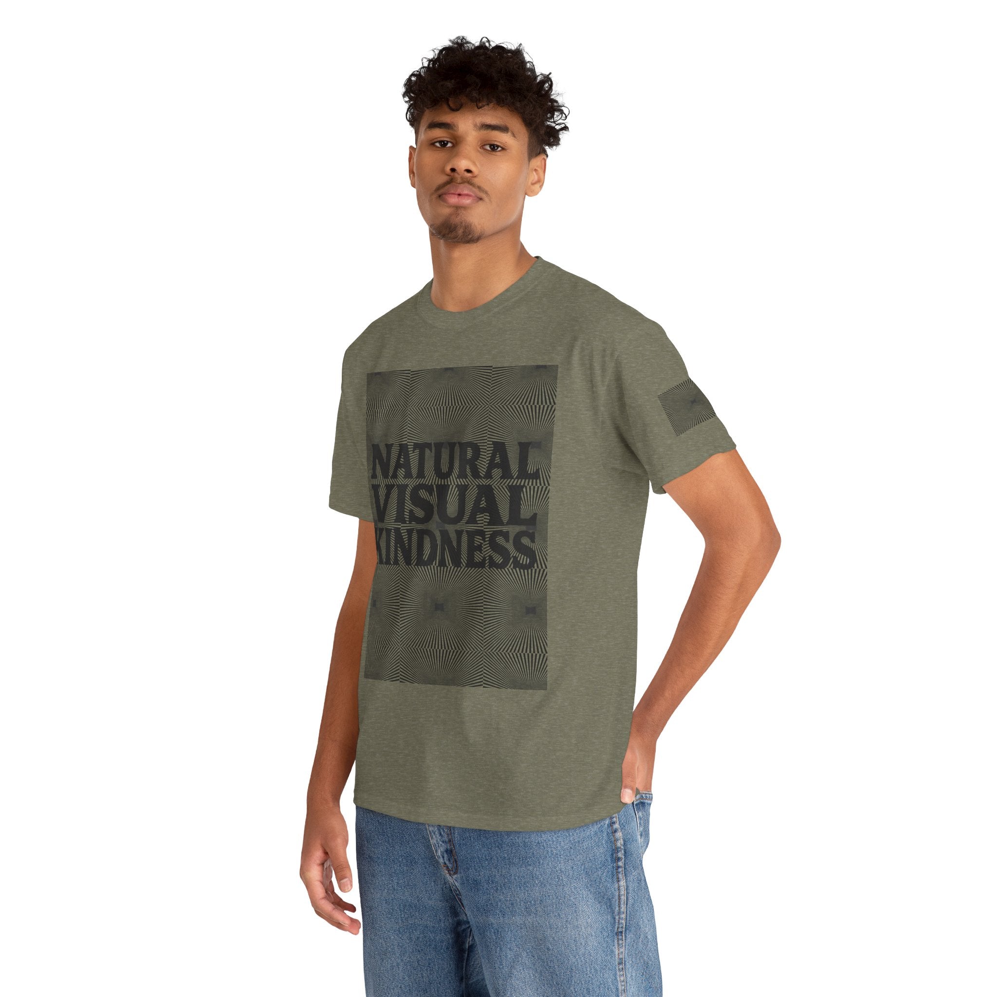 NVK NATURAL VISUAL KINDNESS TEE™ — Optical Art Graphic