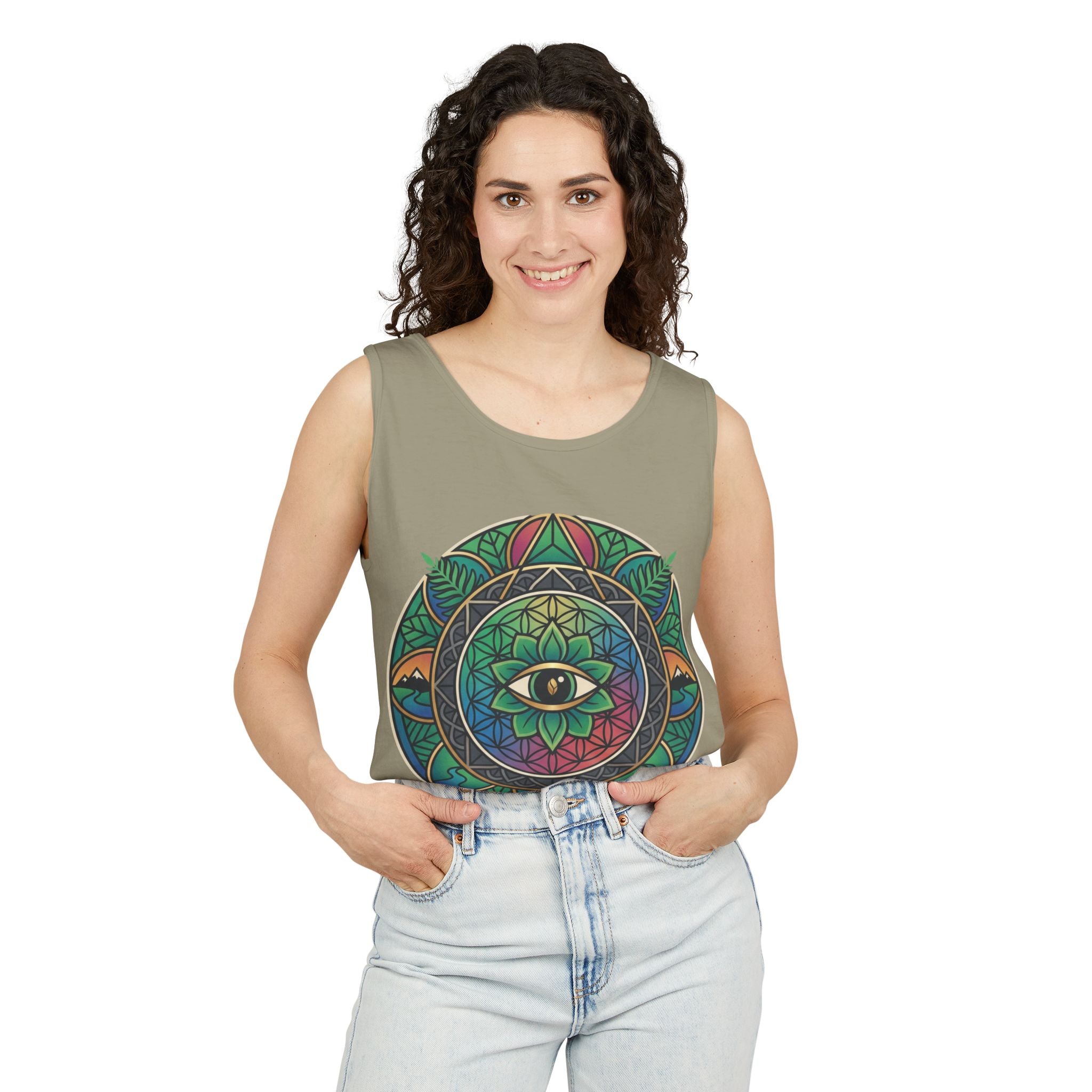 NVK MANDALA EYE TANK™ — Unisex Spiritual Graphic