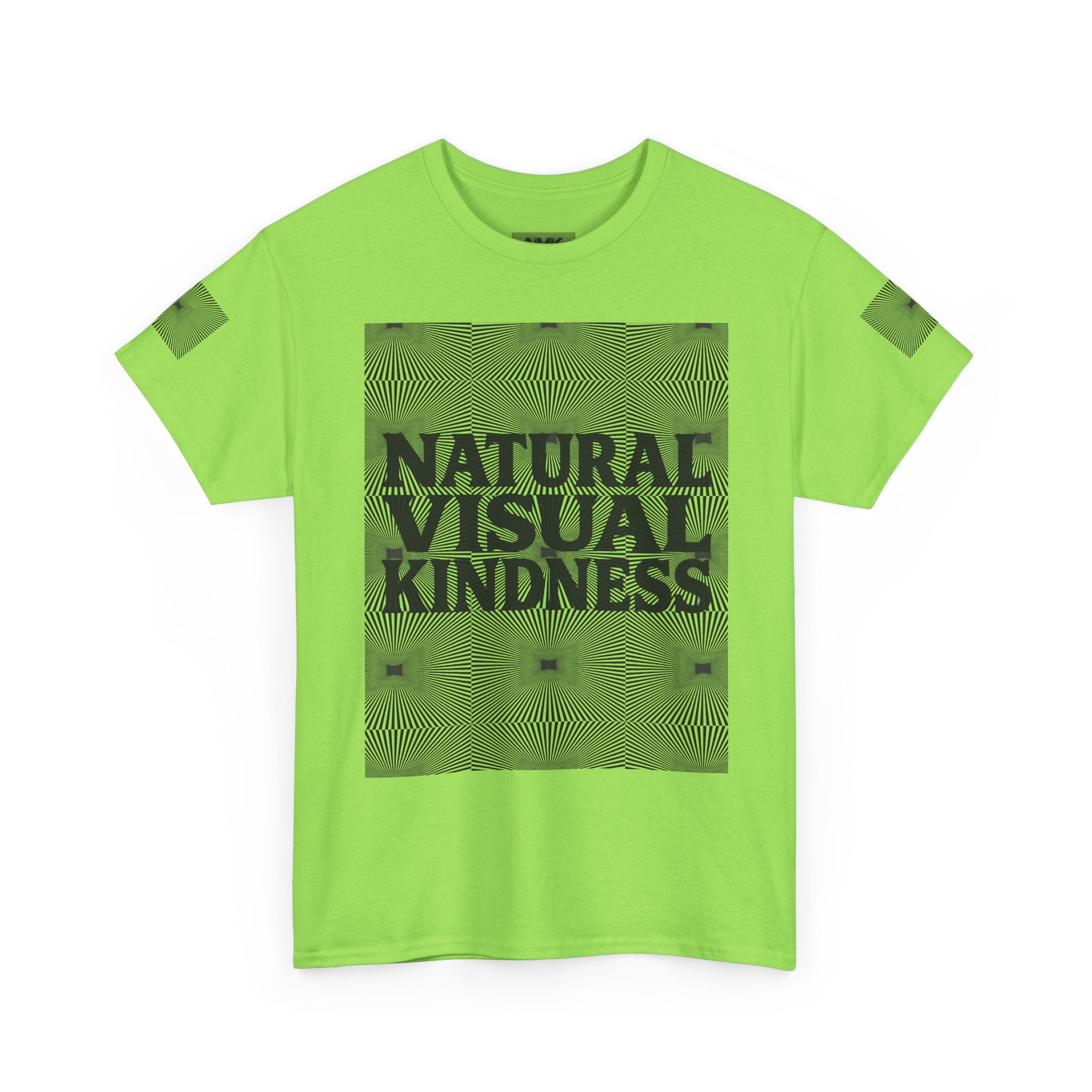 NVK NATURAL VISUAL KINDNESS TEE™ — Optical Art Graphic
