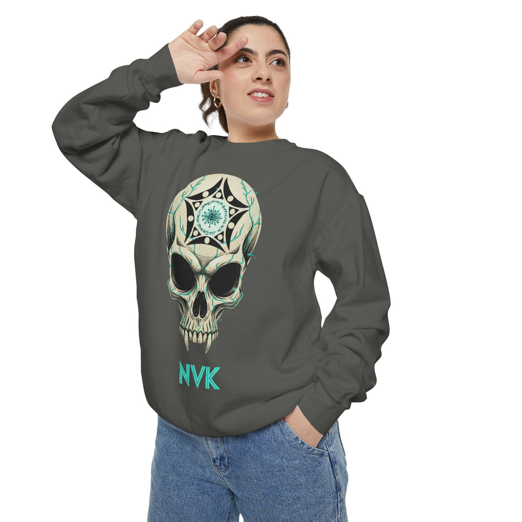 NVK BUGA SPHERE SKULL SWEATSHIRT™ — Graphic Crewneck