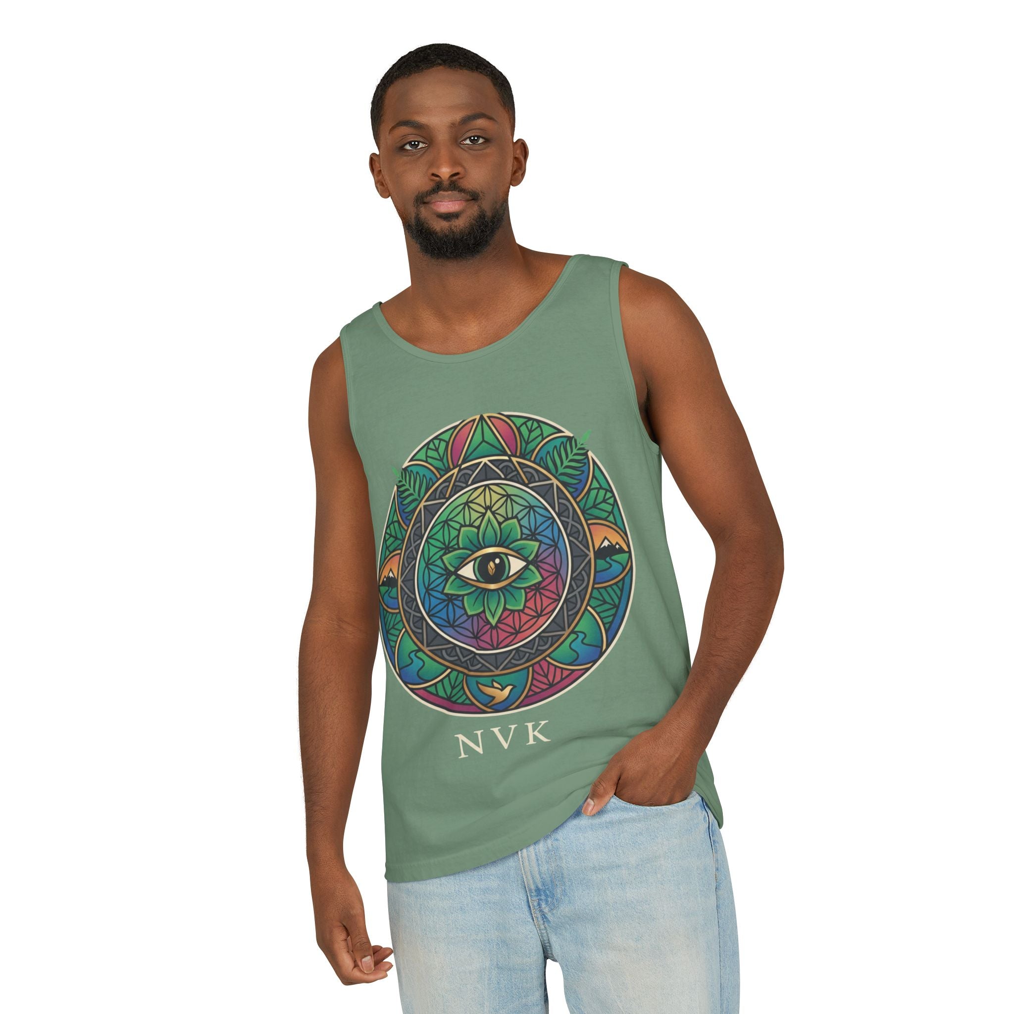 NVK MANDALA EYE TANK™ — Unisex Spiritual Graphic