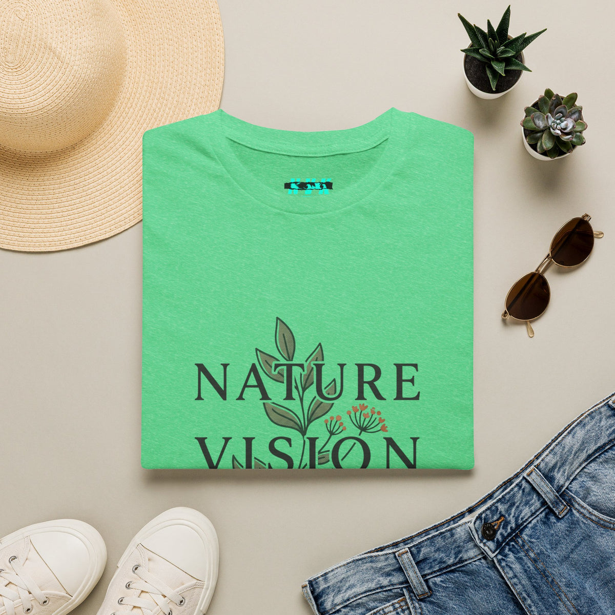 NVK NATURE VISION TEE™ — Botanical Graphic, Everyday Wear