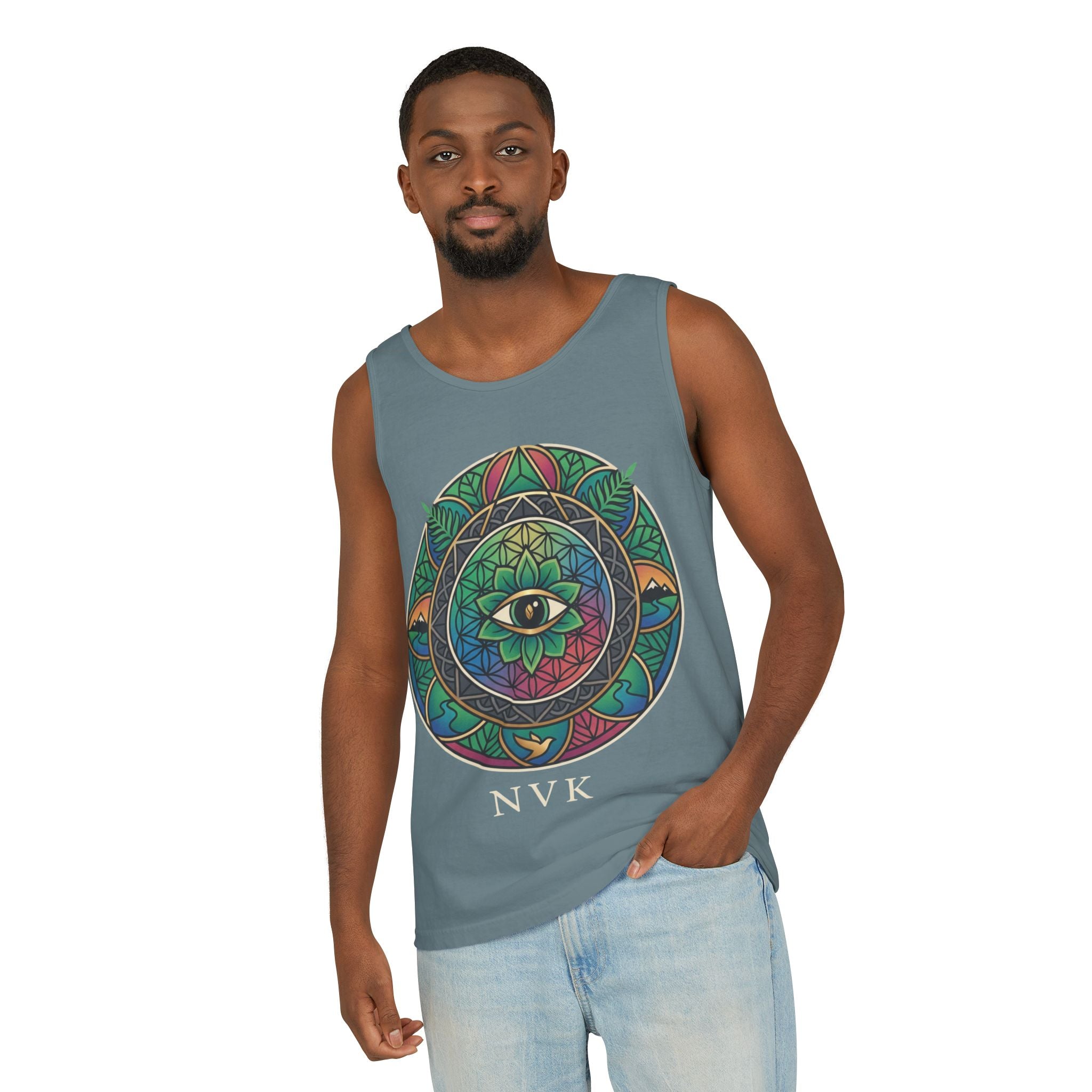 NVK MANDALA EYE TANK™ — Unisex Spiritual Graphic
