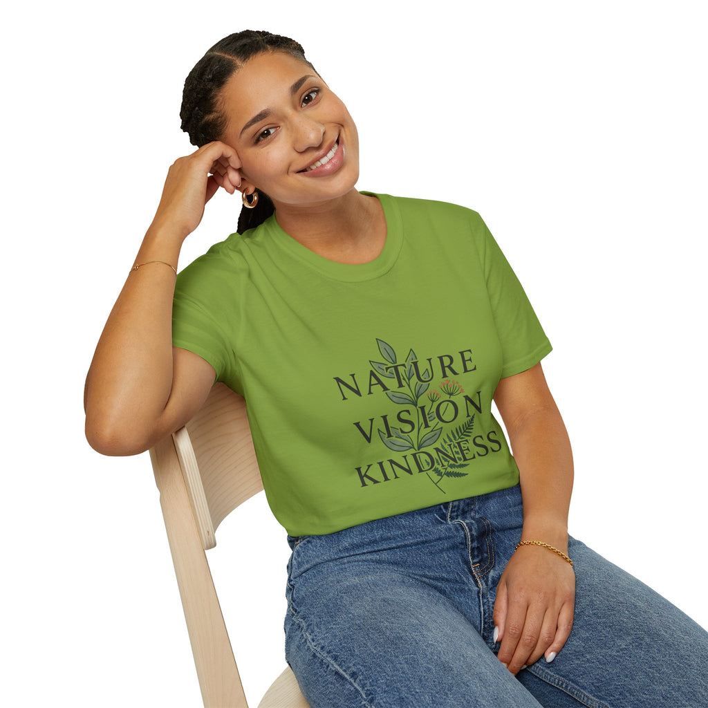 NVK NATURE VISION TEE™ — Botanical Graphic, Everyday Wear