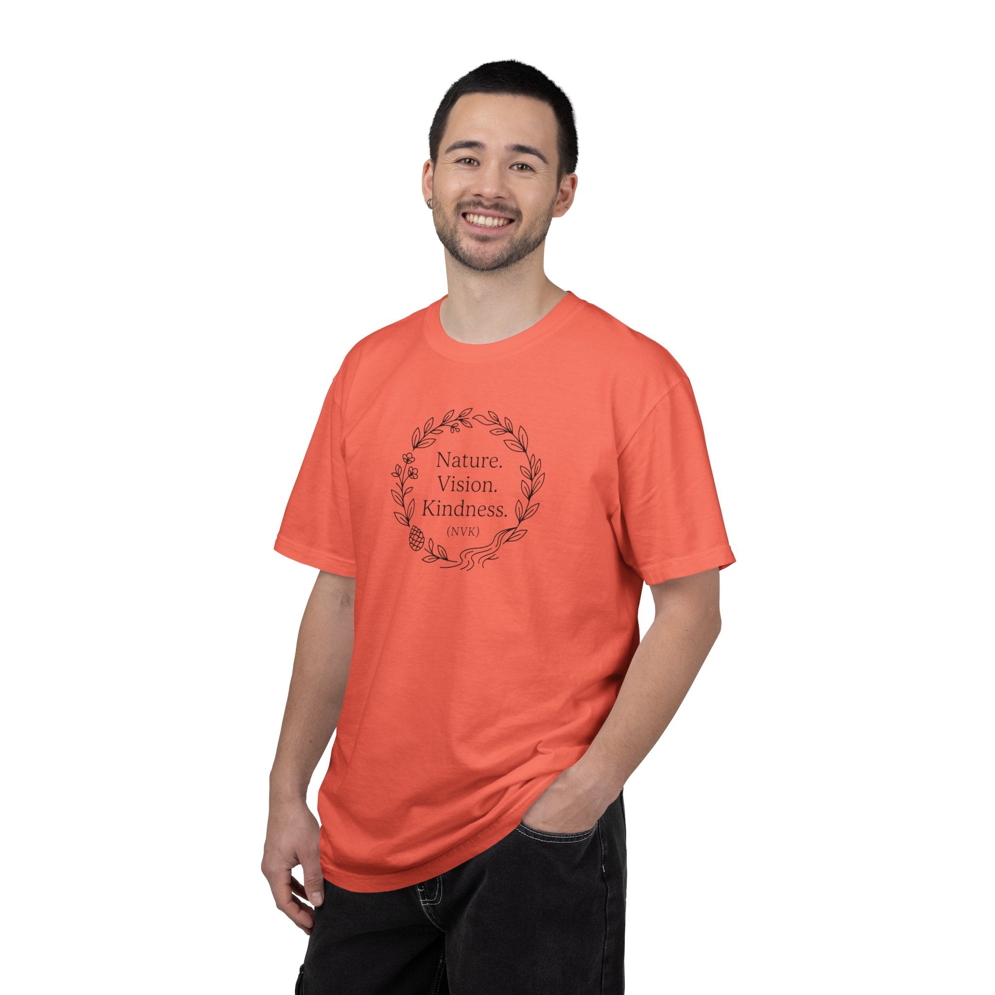 NVK NATURE VISION KINDNESS TEE™ — Floral Wreath Graphic
