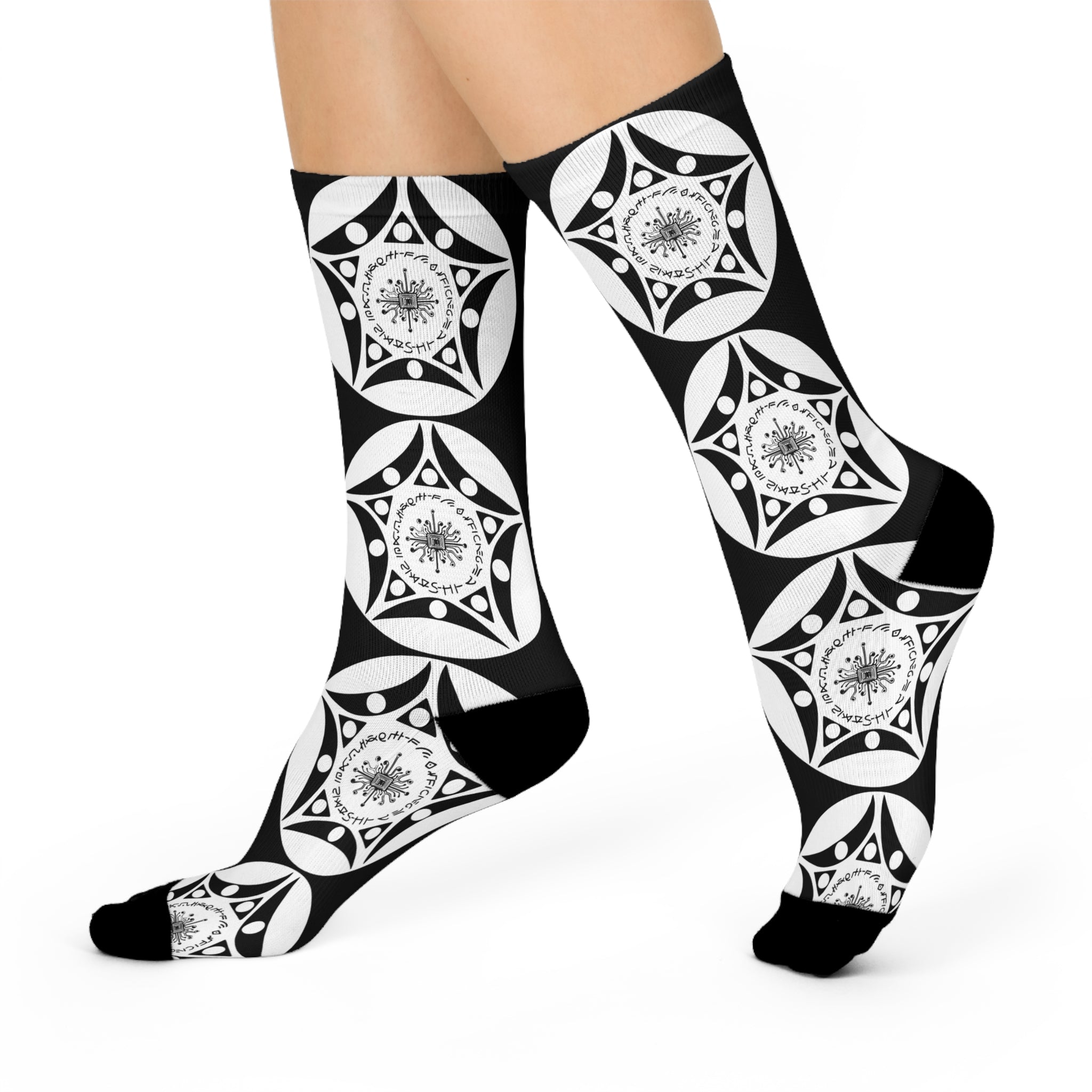 NVK BUGA SPHERE CREW SOCKS™ — Cushioned Graphic Crew