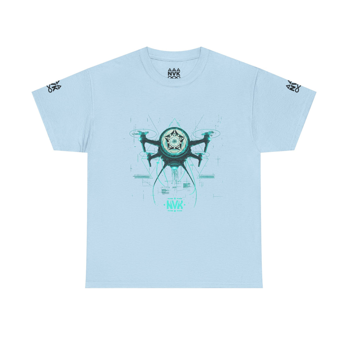 NVK ALIEN DRONE EMBLEM TEE™ — Futuristic Tech Graphic