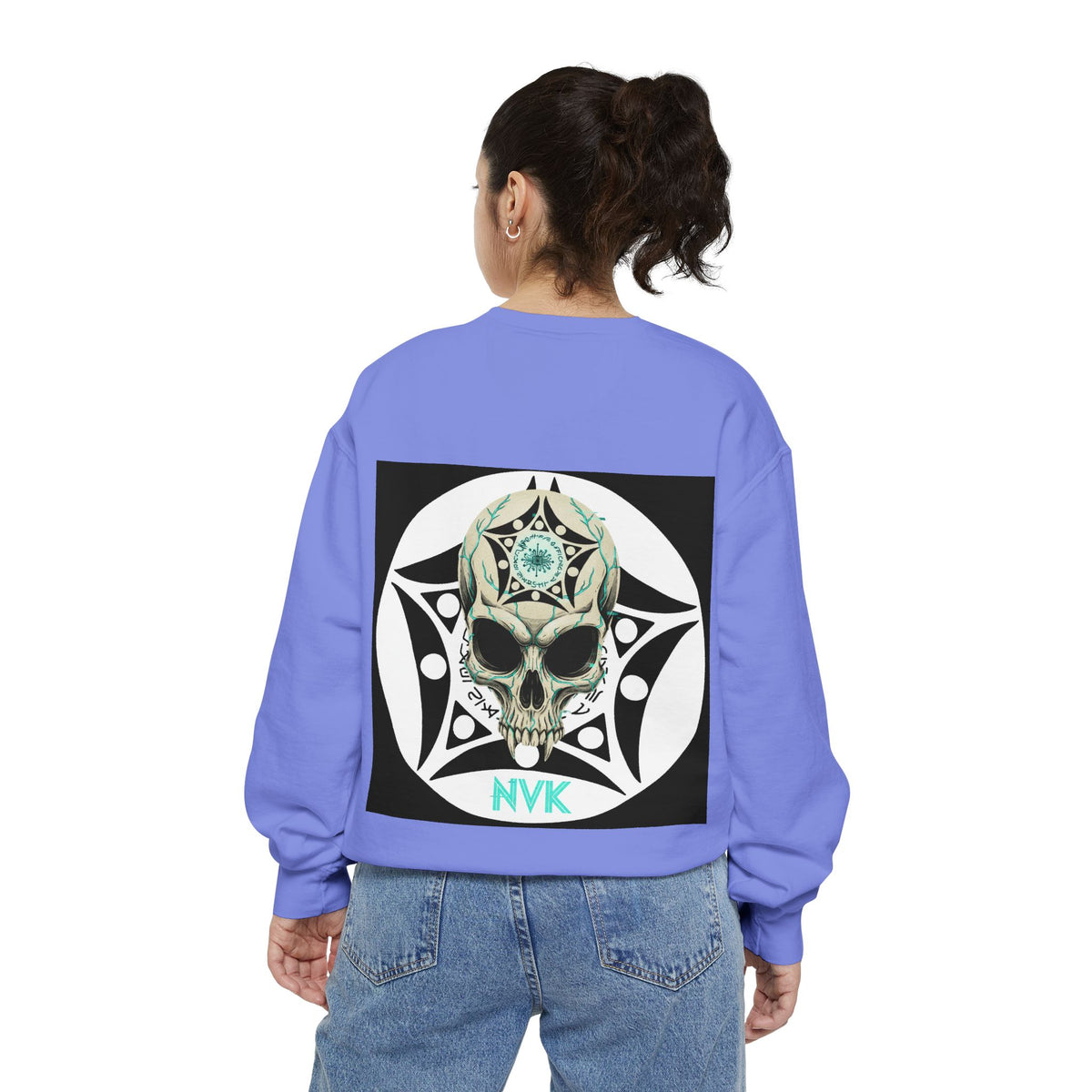 NVK BUGA SPHERE SKULL SWEATSHIRT™ — Graphic Crewneck