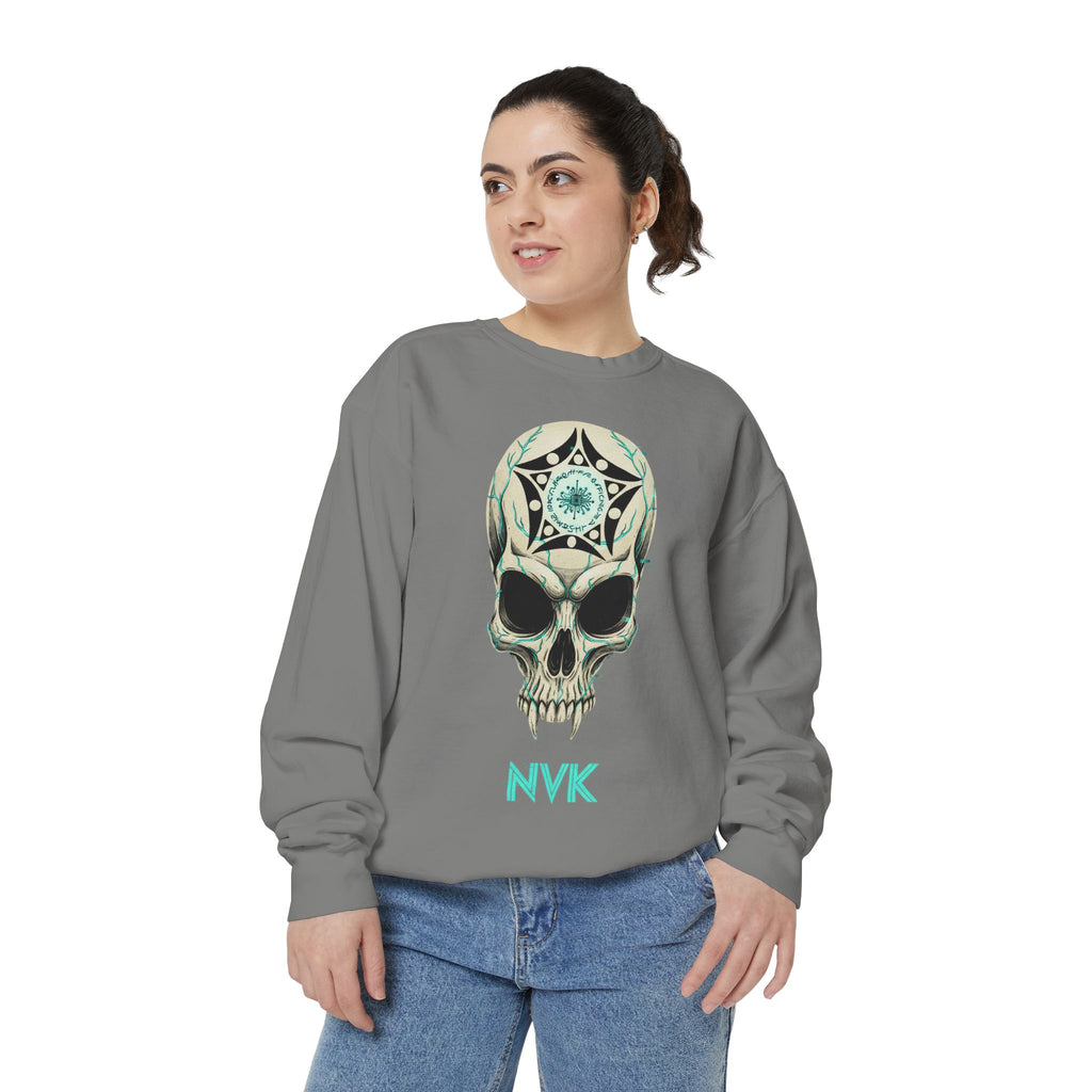 NVK BUGA SPHERE SKULL SWEATSHIRT™ — Graphic Crewneck