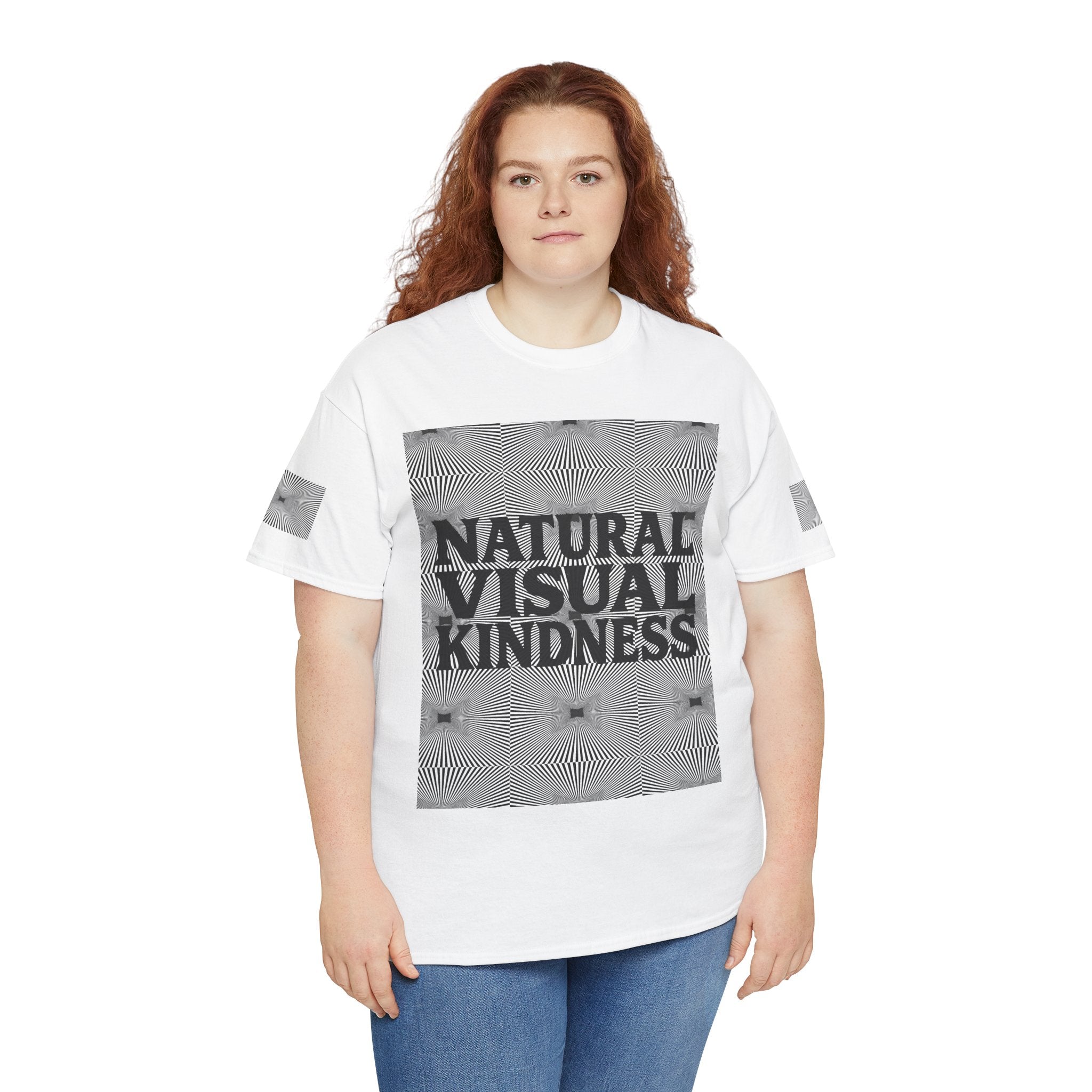 NVK NATURAL VISUAL KINDNESS TEE™ — Optical Art Graphic