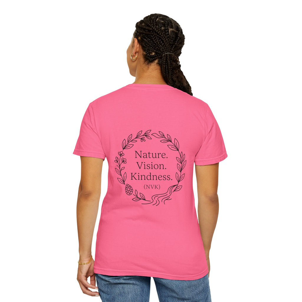NVK NATURE VISION KINDNESS TEE™ — Floral Wreath Graphic
