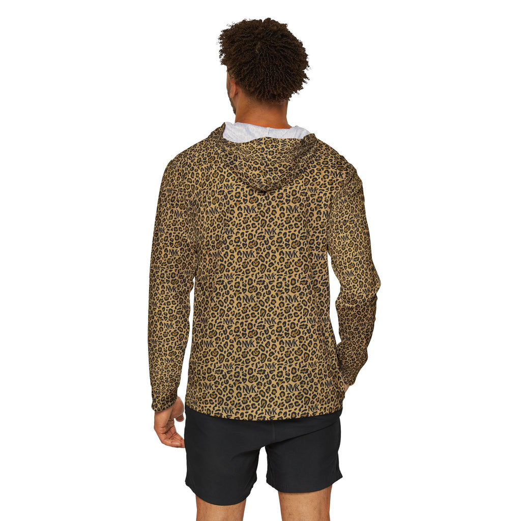 NVK LEOPARD WARMUP HOODIE™ — Men's AOP Athletic Pullover