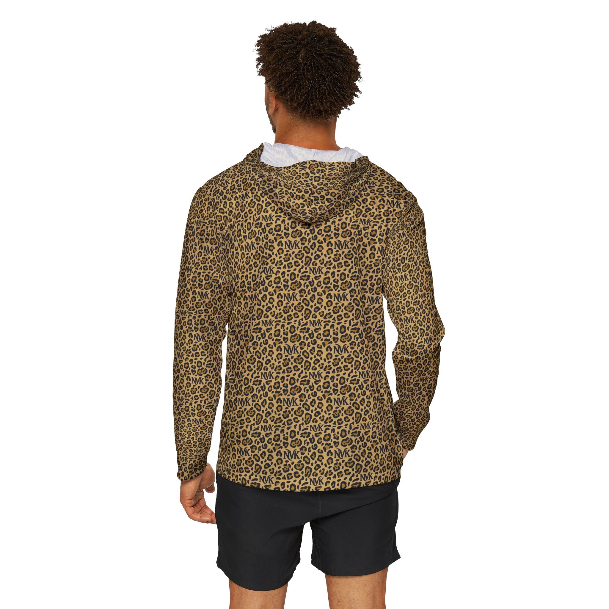 NVK LEOPARD WARMUP HOODIE™ — Men's AOP Athletic Pullover
