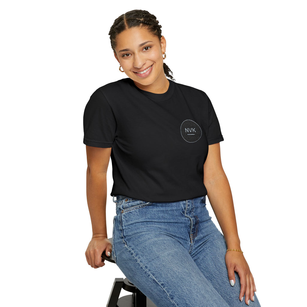 NVK MINIMAL LOGO TEE™ — Heavyweight Garment-Dyed Essential