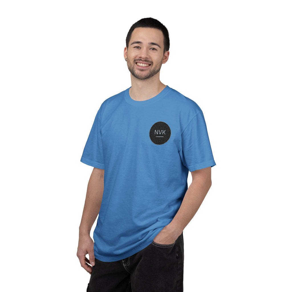 NVK MINIMAL LOGO TEE™ — Heavyweight Garment-Dyed Essential
