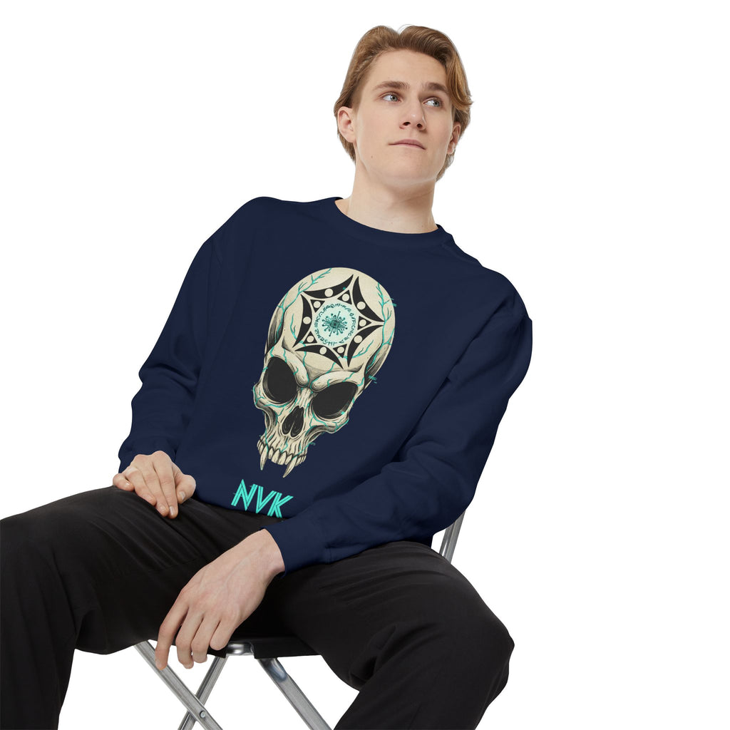NVK BUGA SPHERE SKULL SWEATSHIRT™ — Graphic Crewneck