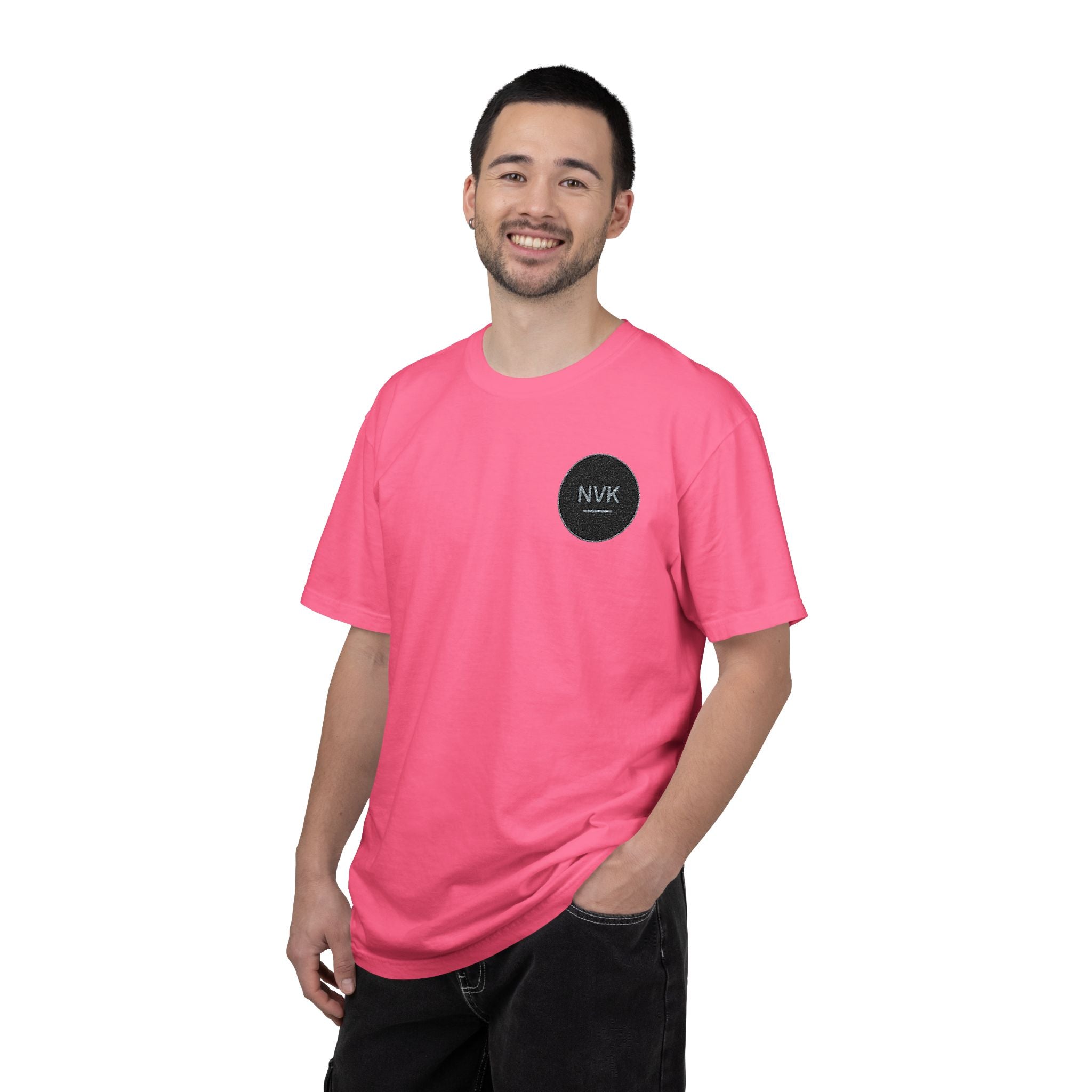 NVK MINIMAL LOGO TEE™ — Heavyweight Garment-Dyed Essential