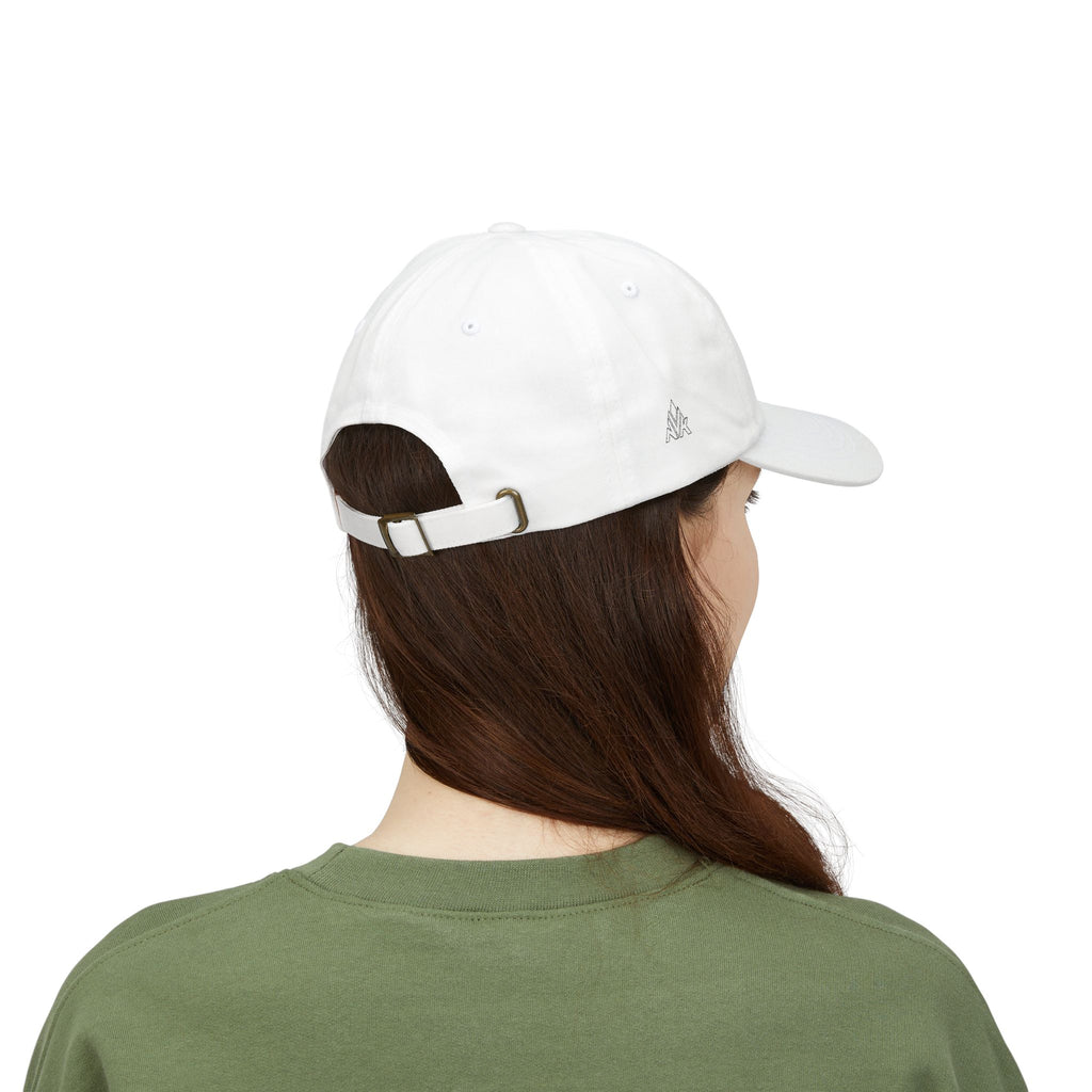 NVK EMBROIDERED DAD CAP™ — Classic White Baseball Hat