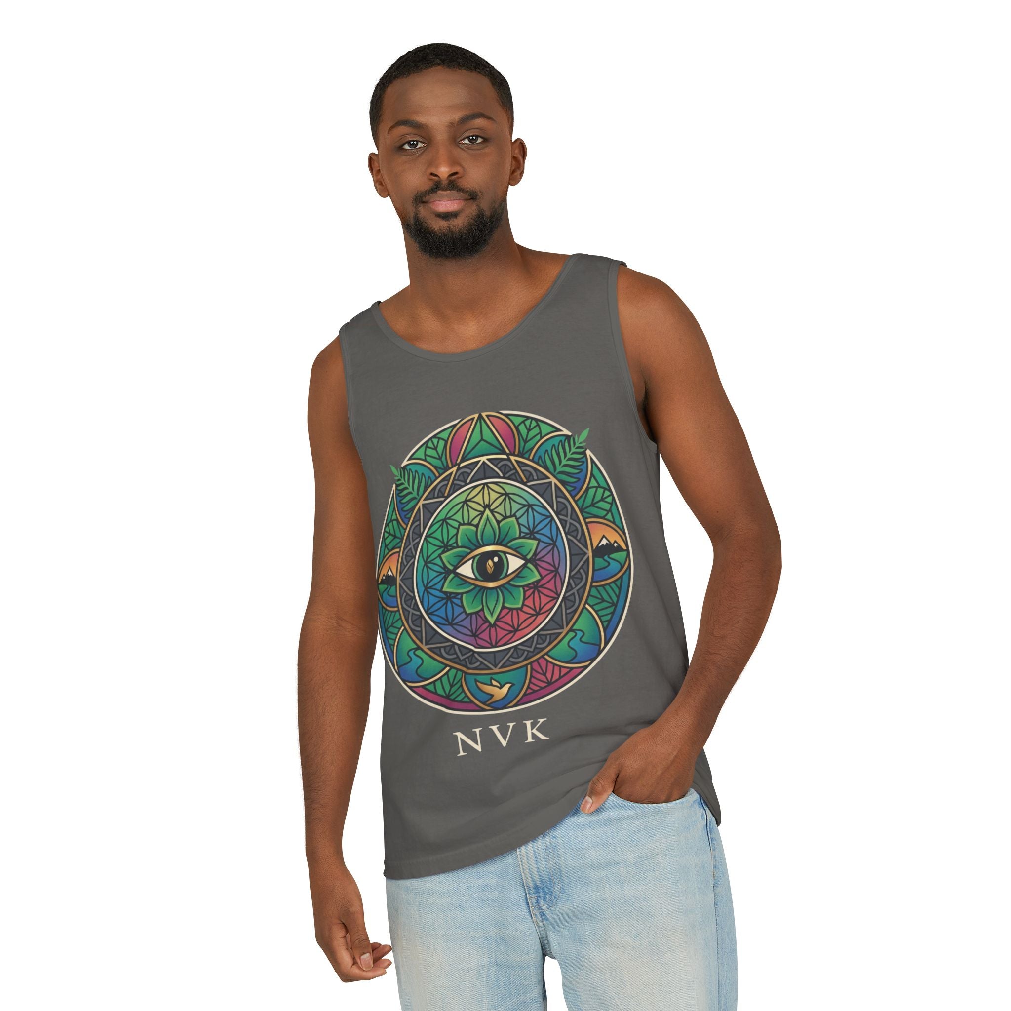 NVK MANDALA EYE TANK™ — Unisex Spiritual Graphic