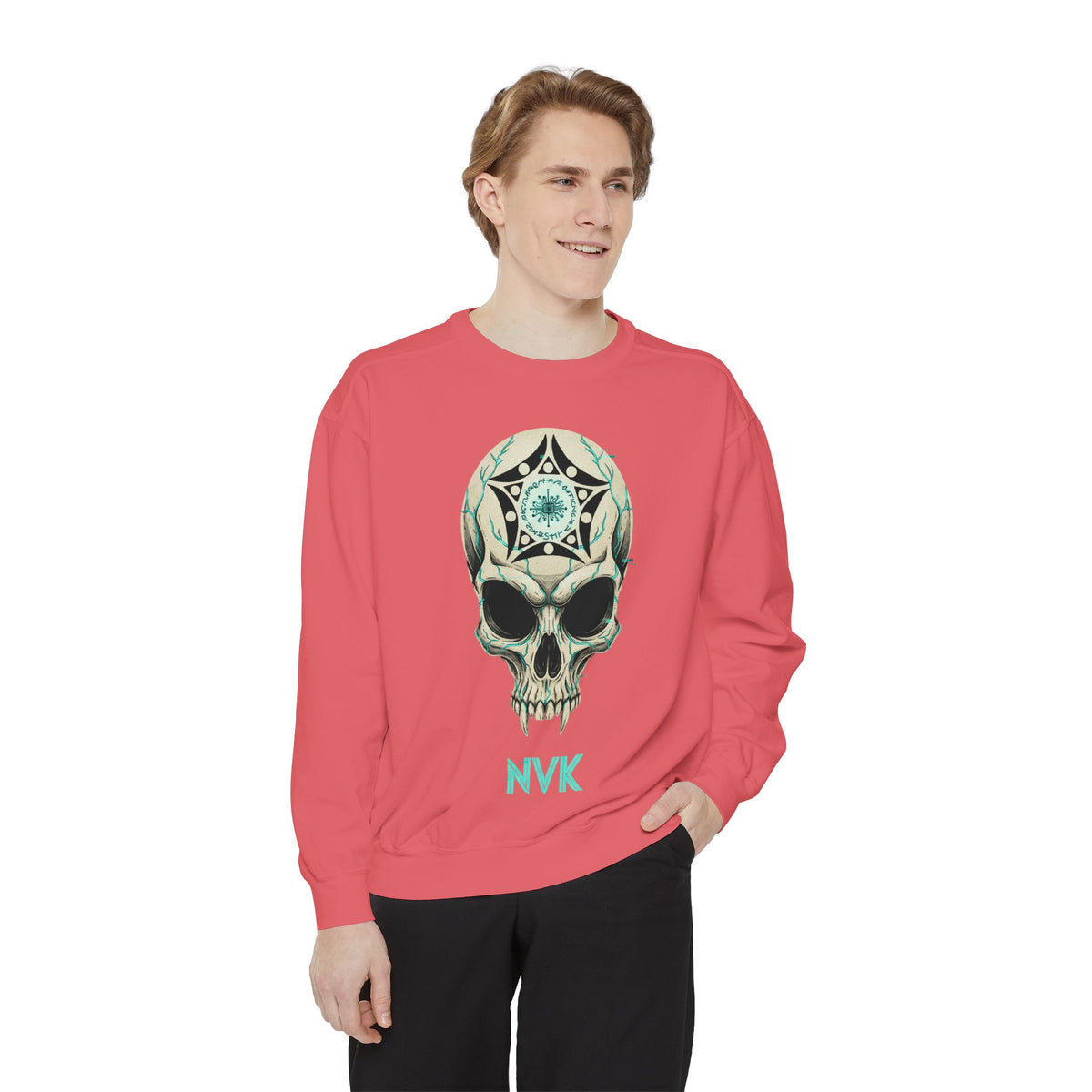 NVK BUGA SPHERE SKULL SWEATSHIRT™ — Graphic Crewneck