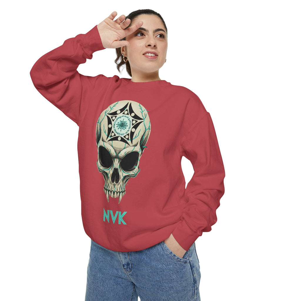 NVK BUGA SPHERE SKULL SWEATSHIRT™ — Graphic Crewneck