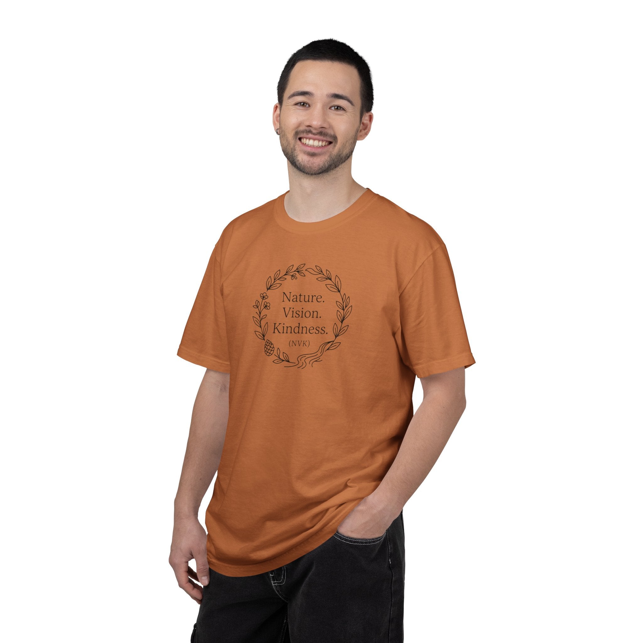 NVK NATURE VISION KINDNESS TEE™ — Floral Wreath Graphic