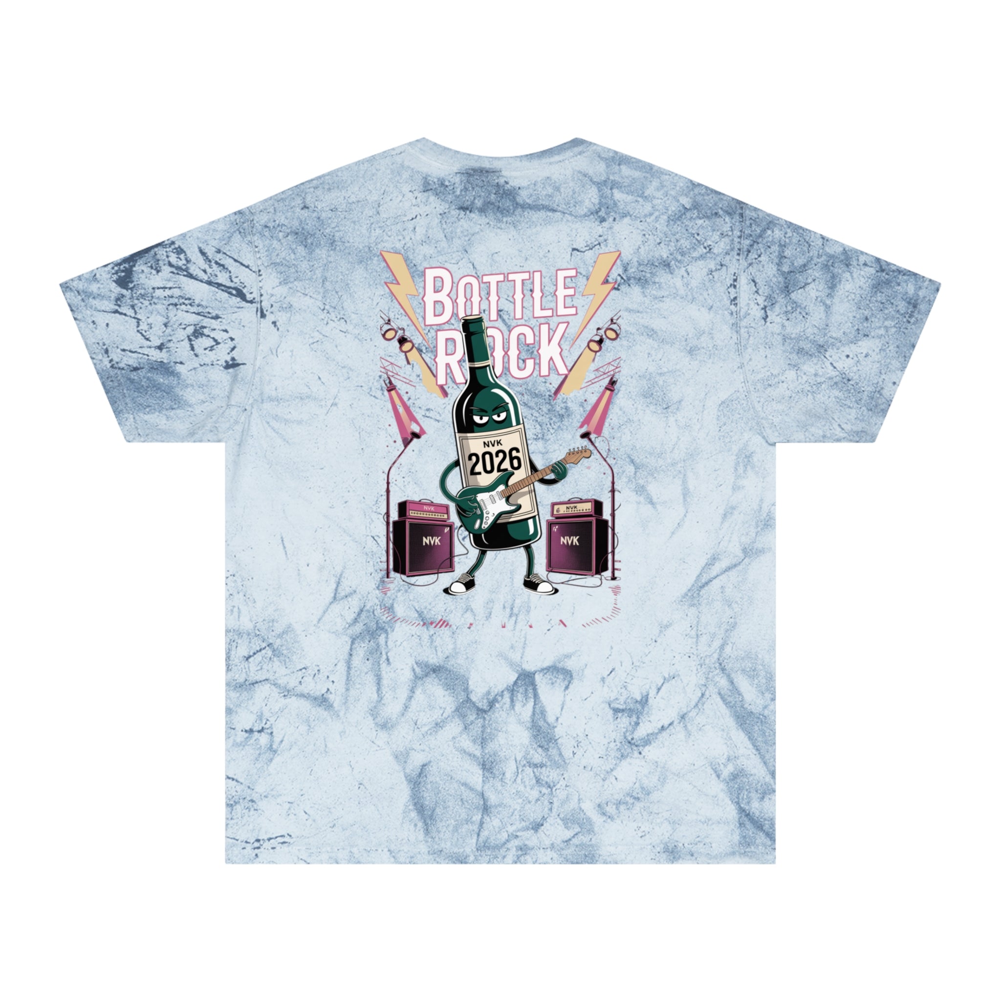 NVK BOTTLE ROCK TEE™ — Vintage Tie-Dye Graphic