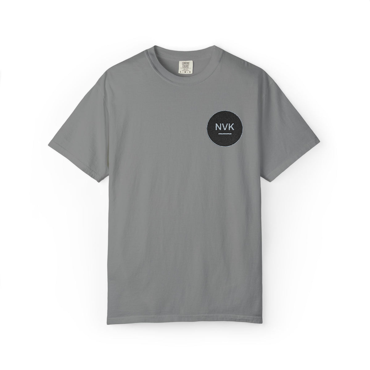 NVK MINIMAL LOGO TEE™ — Heavyweight Garment-Dyed Essential