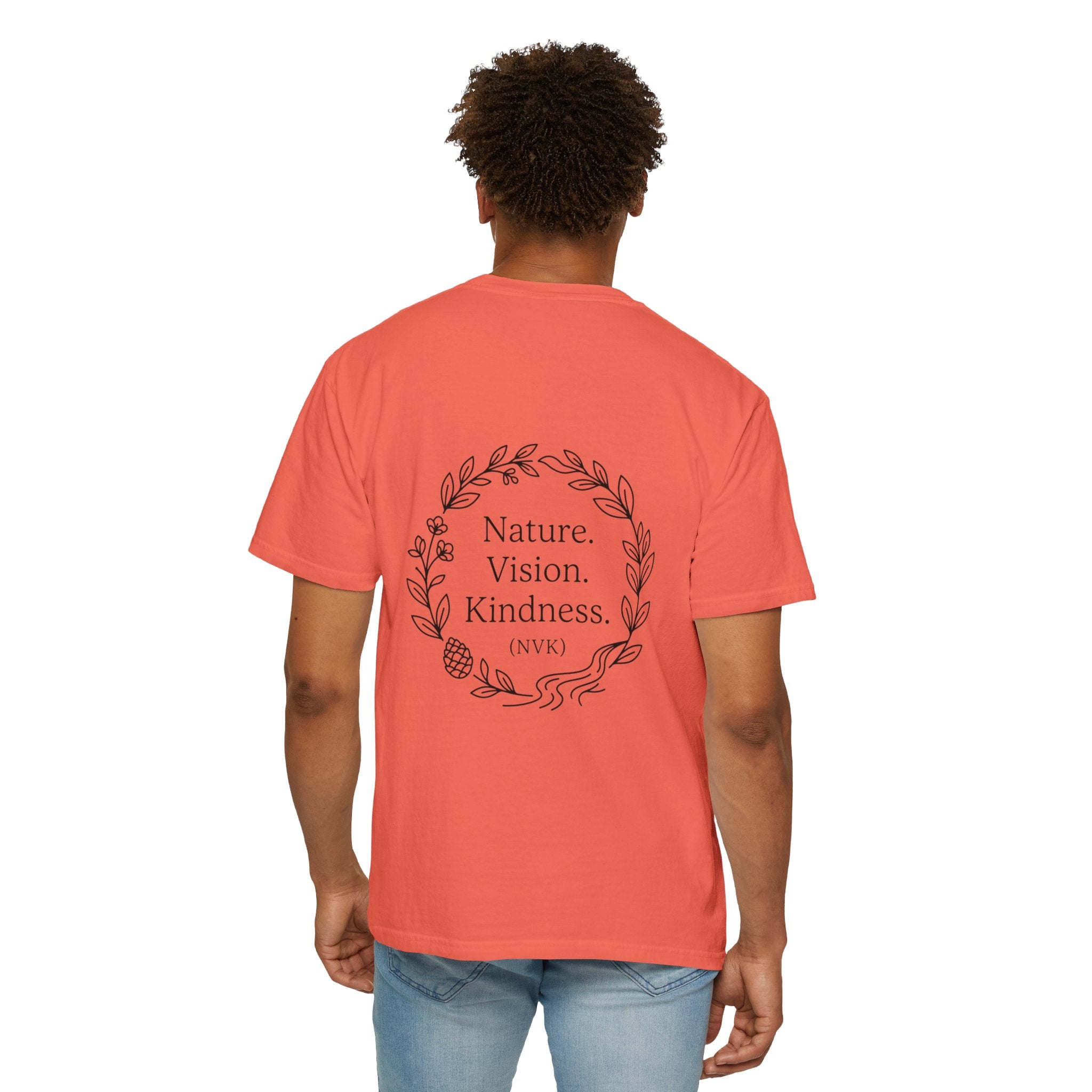 NVK NATURE VISION KINDNESS TEE™ — Floral Wreath Graphic