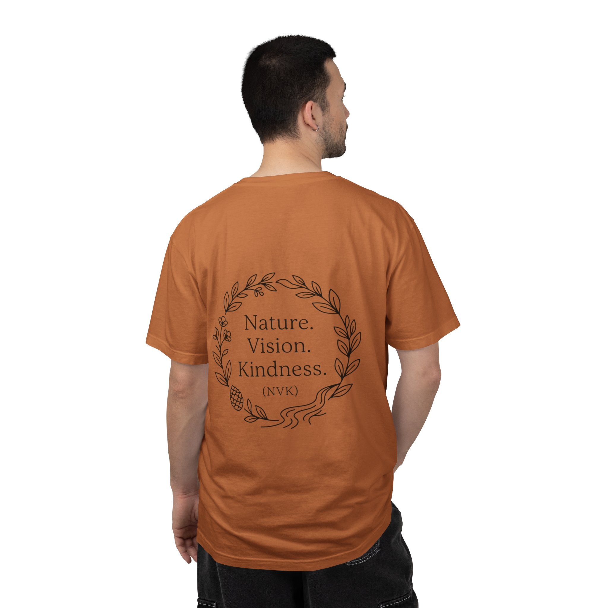 NVK NATURE VISION KINDNESS TEE™ — Floral Wreath Graphic