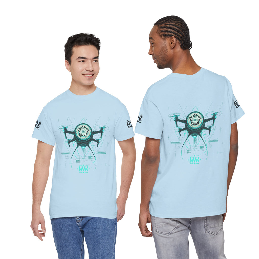 NVK ALIEN DRONE EMBLEM TEE™ — Futuristic Tech Graphic