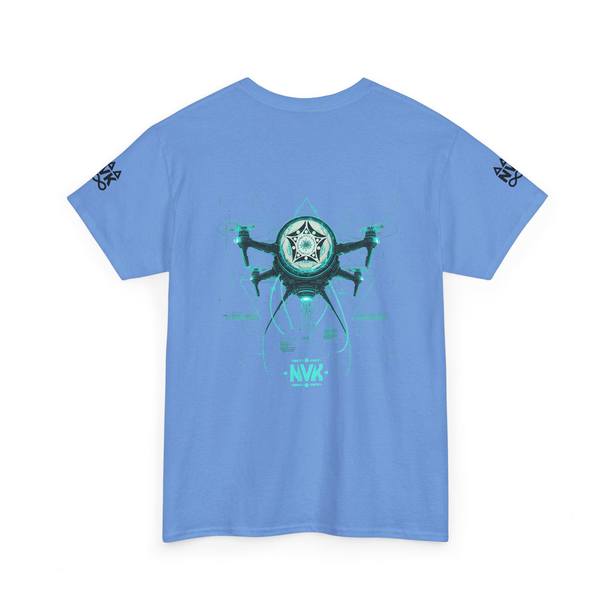 NVK ALIEN DRONE EMBLEM TEE™ — Futuristic Tech Graphic