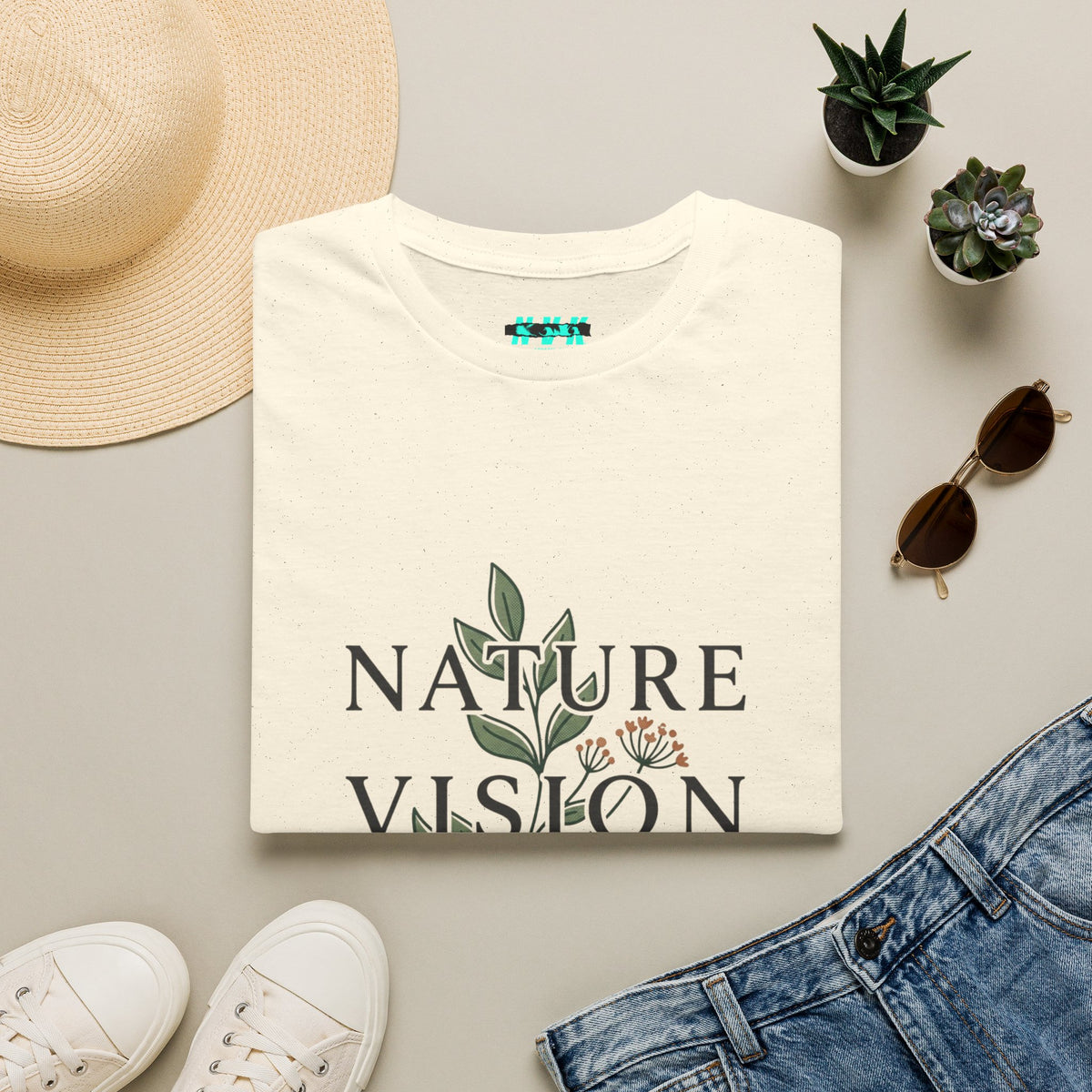 NVK NATURE VISION TEE™ — Botanical Graphic, Everyday Wear