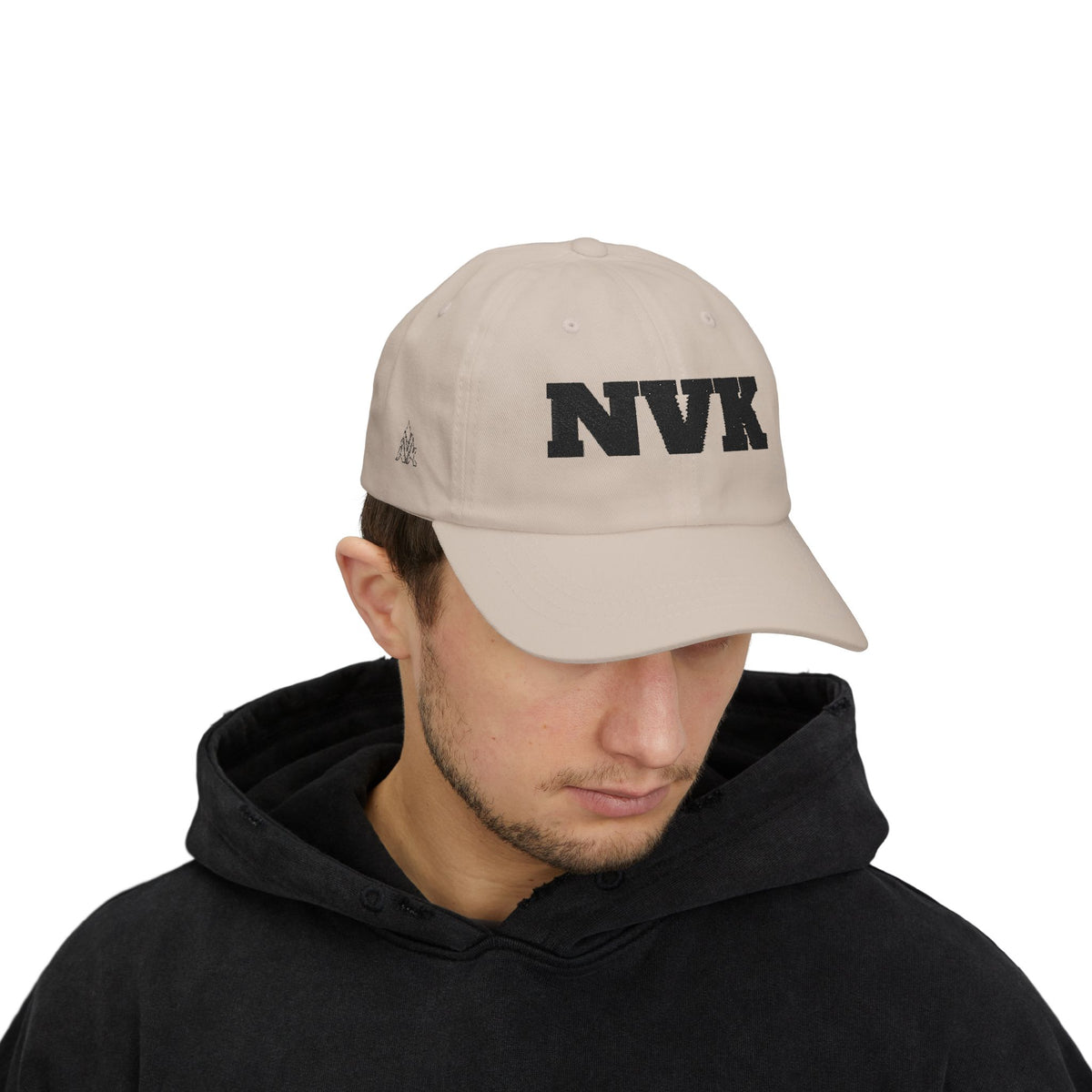 NVK EMBROIDERED DAD CAP™ — Classic White Baseball Hat