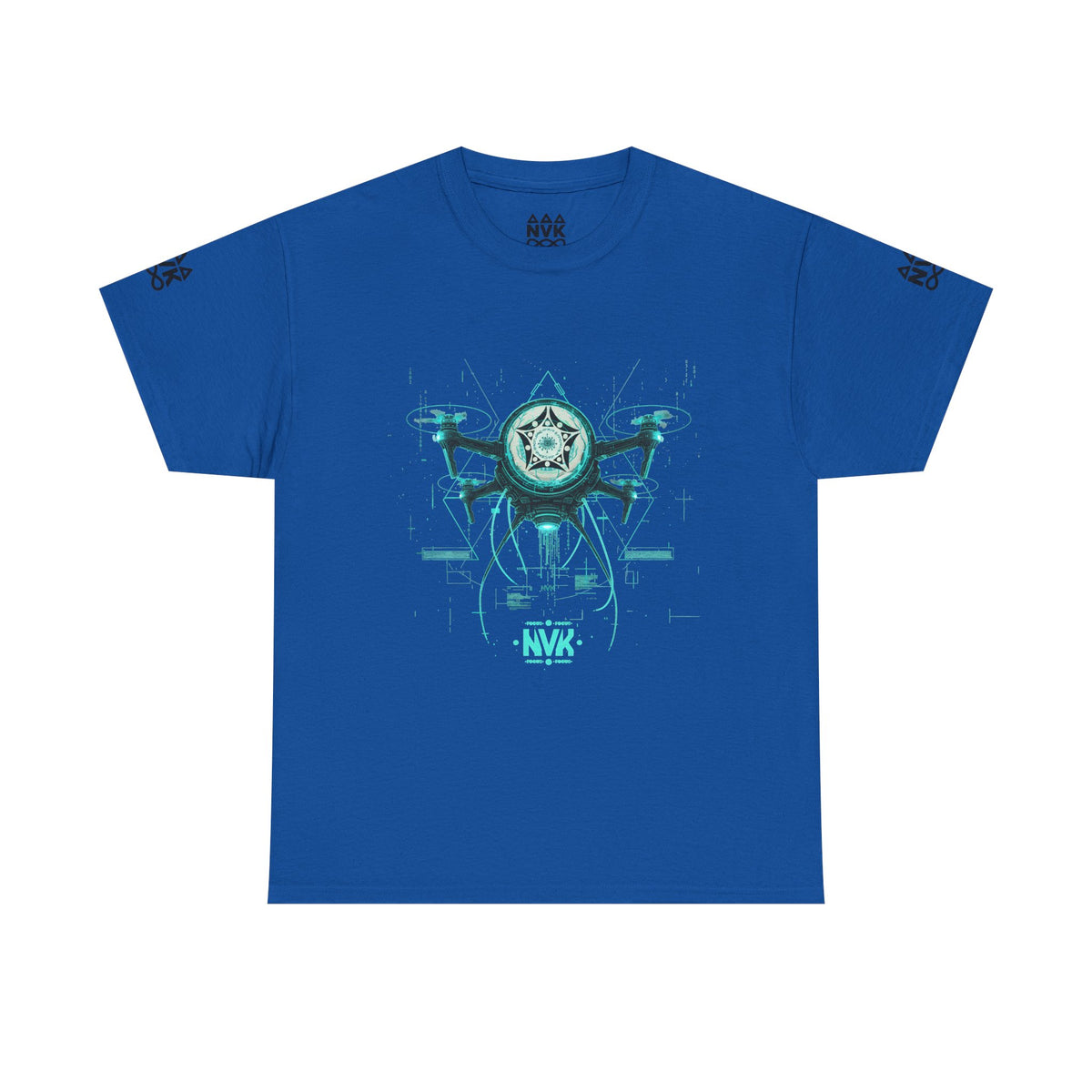NVK ALIEN DRONE EMBLEM TEE™ — Futuristic Tech Graphic