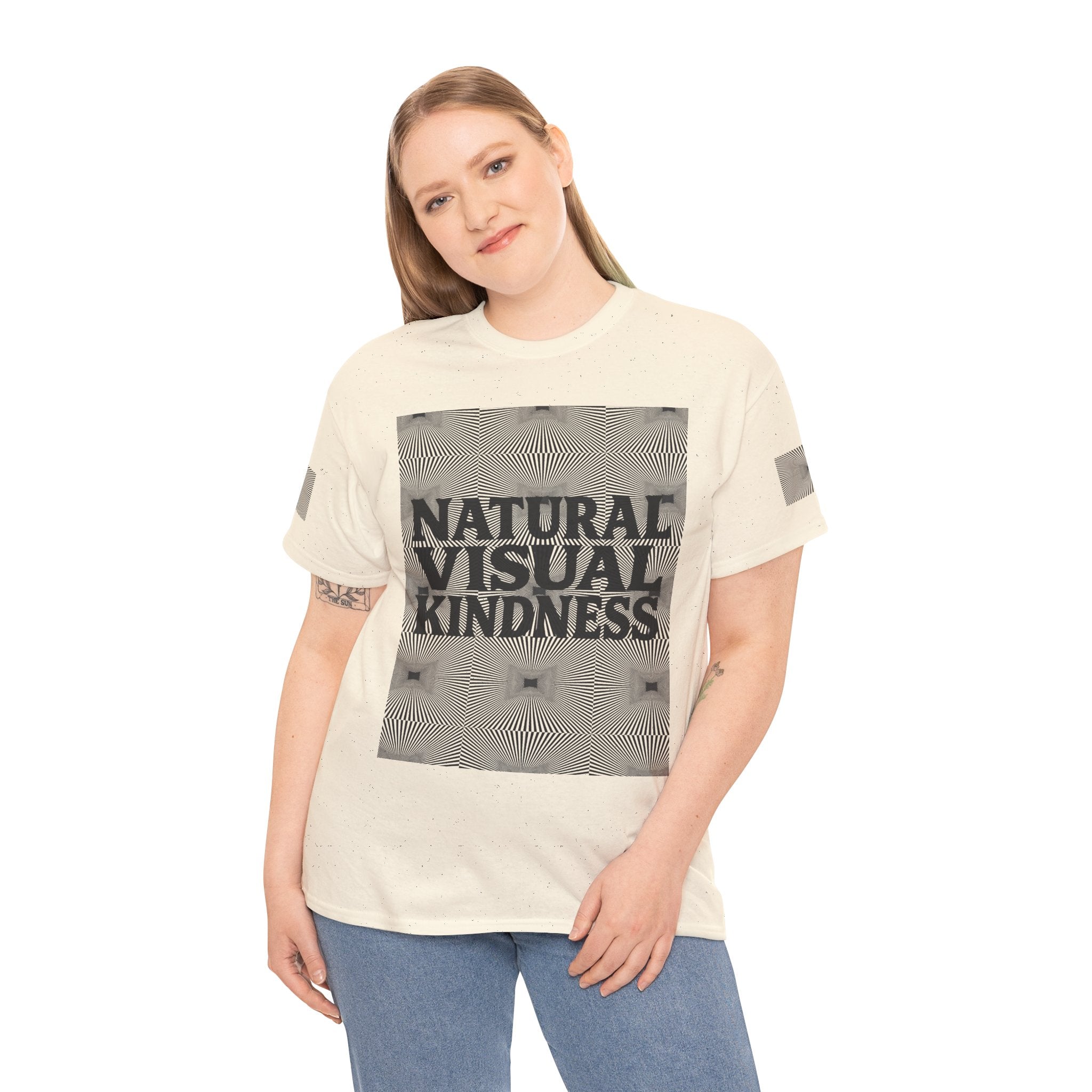 NVK NATURAL VISUAL KINDNESS TEE™ — Optical Art Graphic