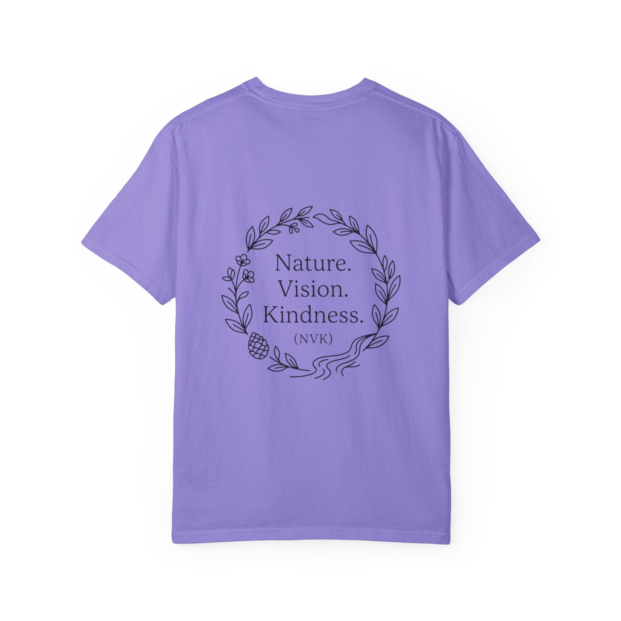NVK NATURE VISION KINDNESS TEE™ — Floral Wreath Graphic