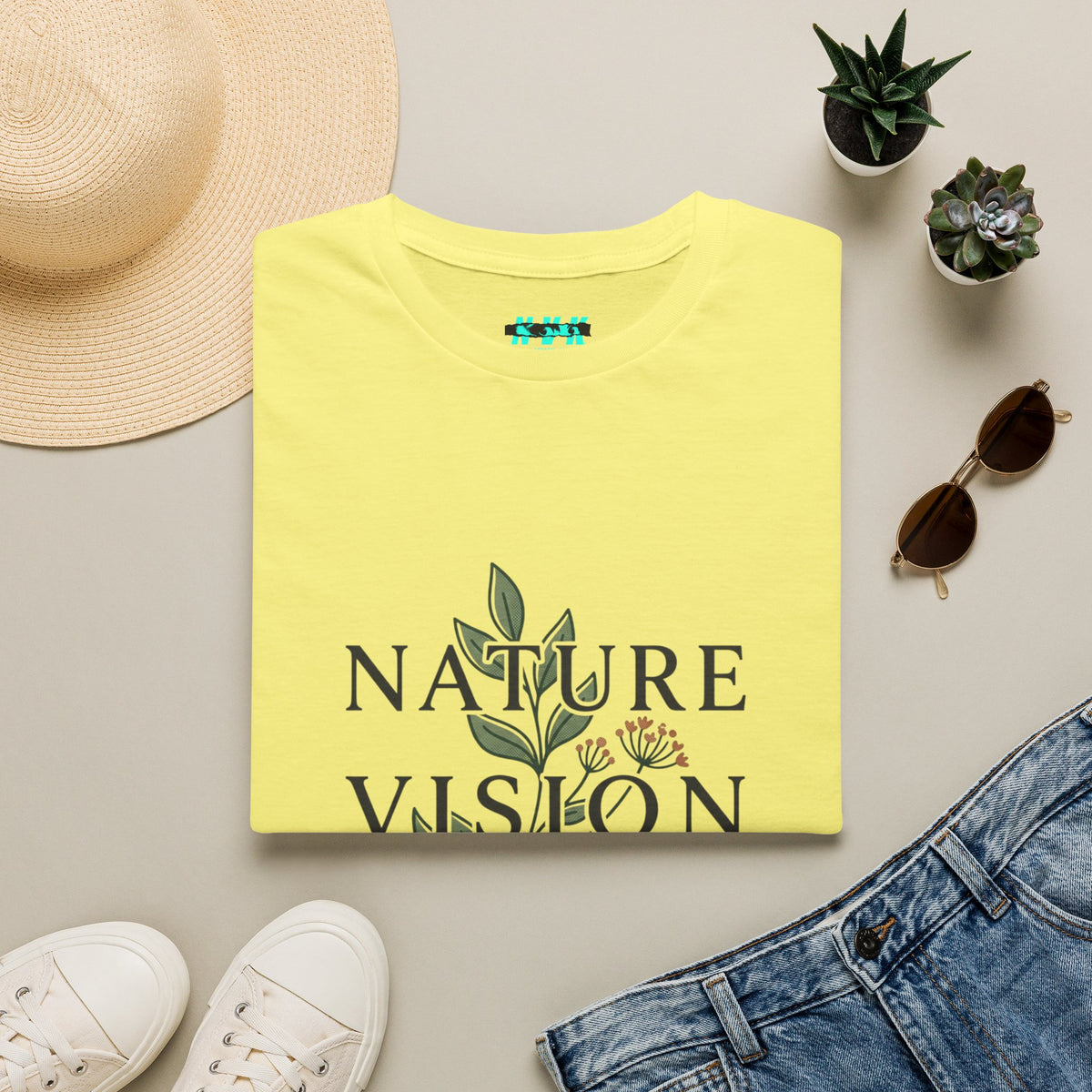 NVK NATURE VISION TEE™ — Botanical Graphic, Everyday Wear