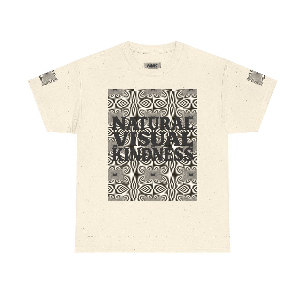 NVK NATURAL VISUAL KINDNESS TEE™ — Optical Art Graphic