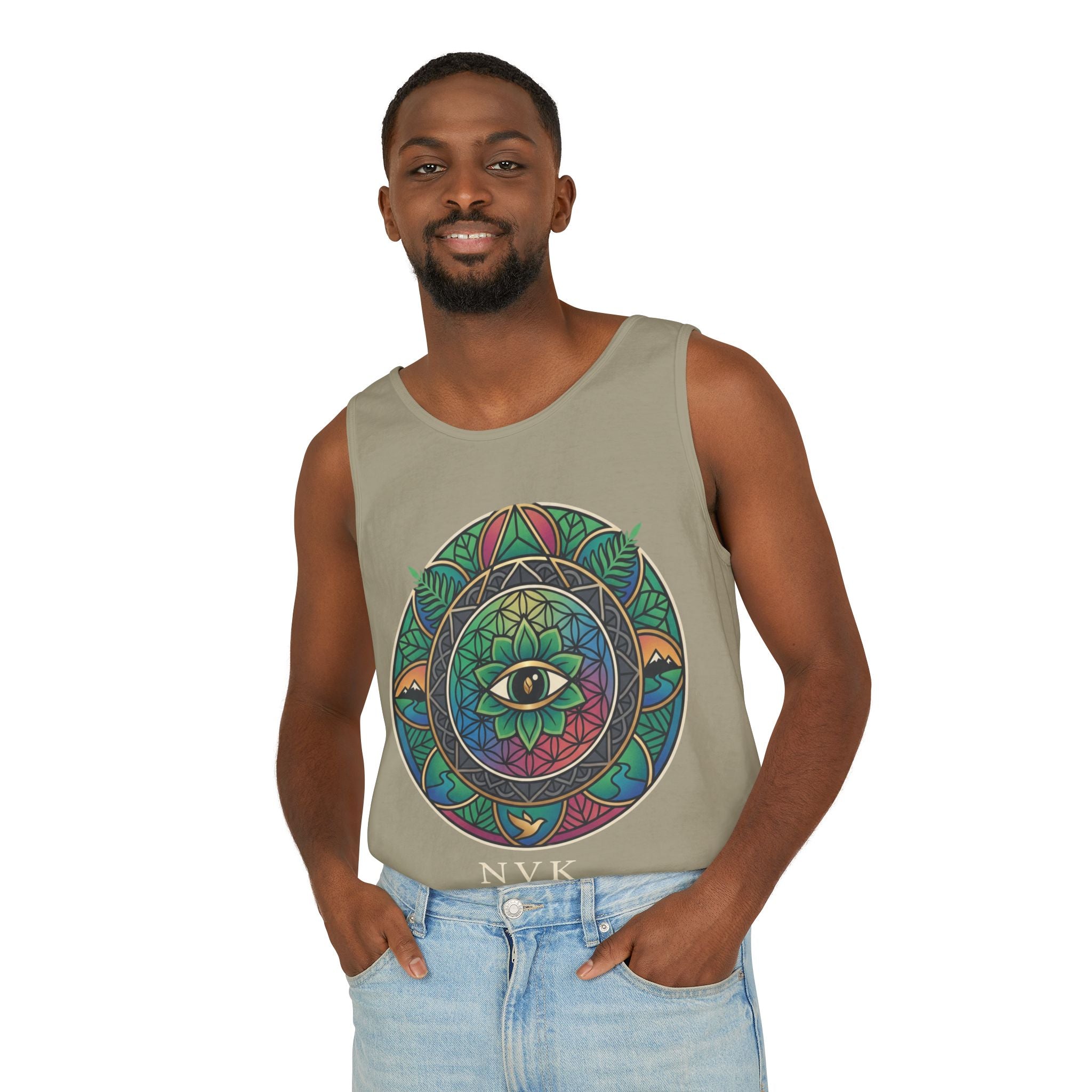NVK MANDALA EYE TANK™ — Unisex Spiritual Graphic