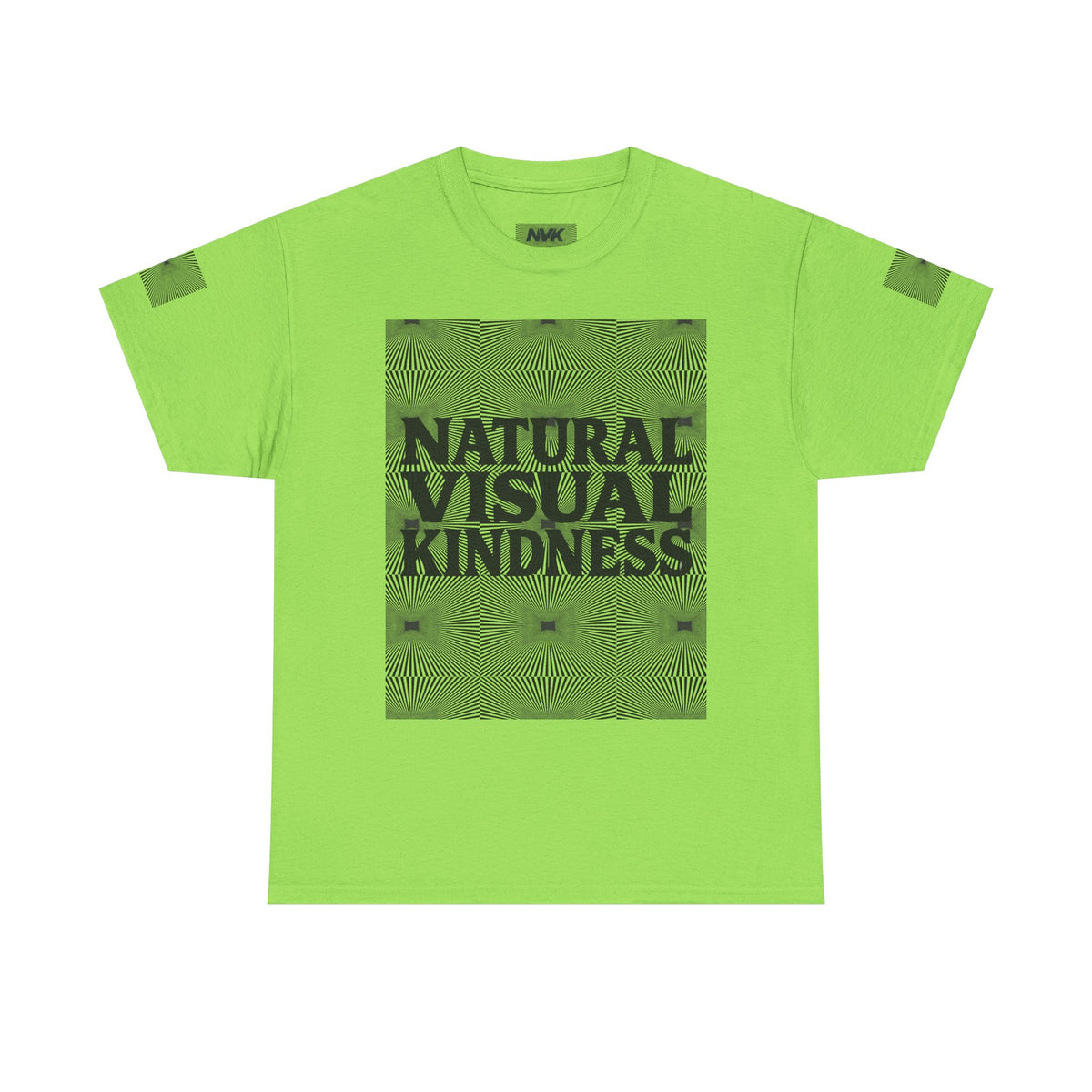 NVK NATURAL VISUAL KINDNESS TEE™ — Optical Art Graphic