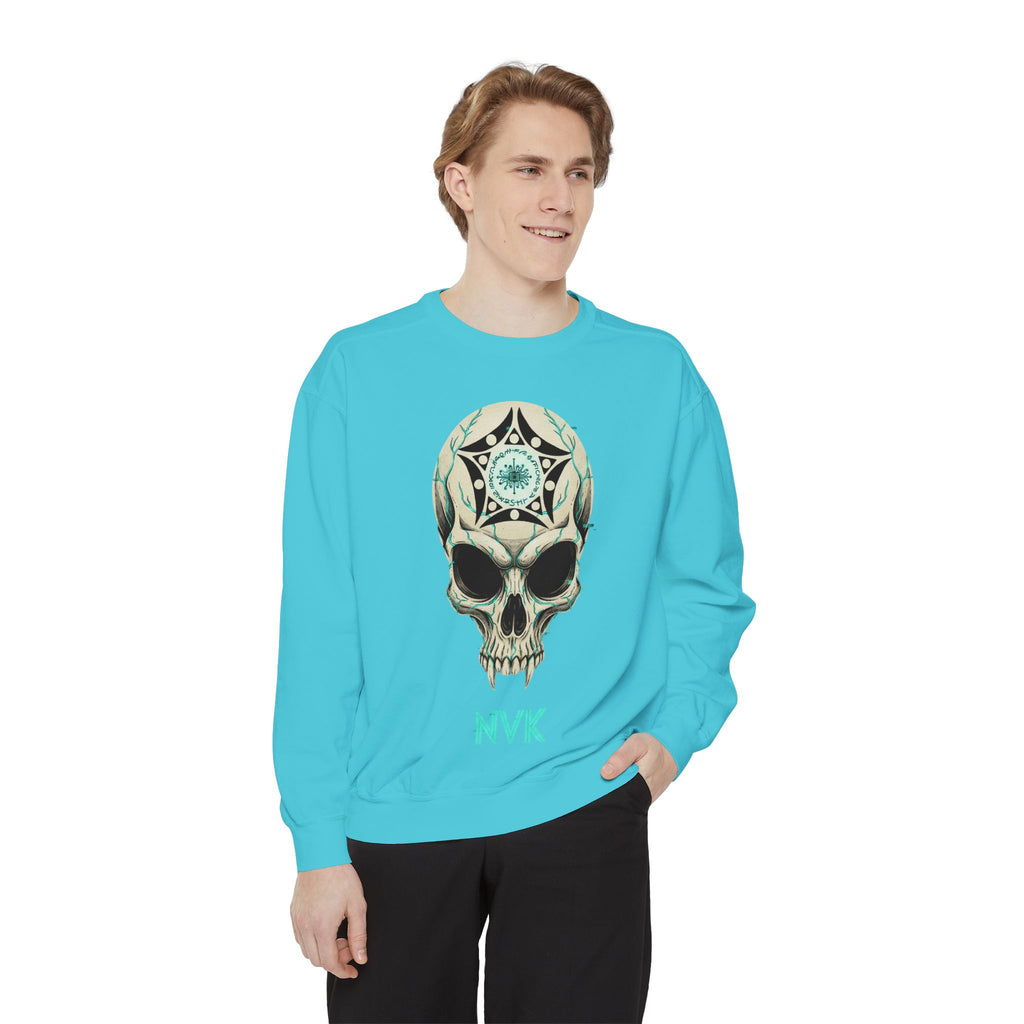 NVK BUGA SPHERE SKULL SWEATSHIRT™ — Graphic Crewneck