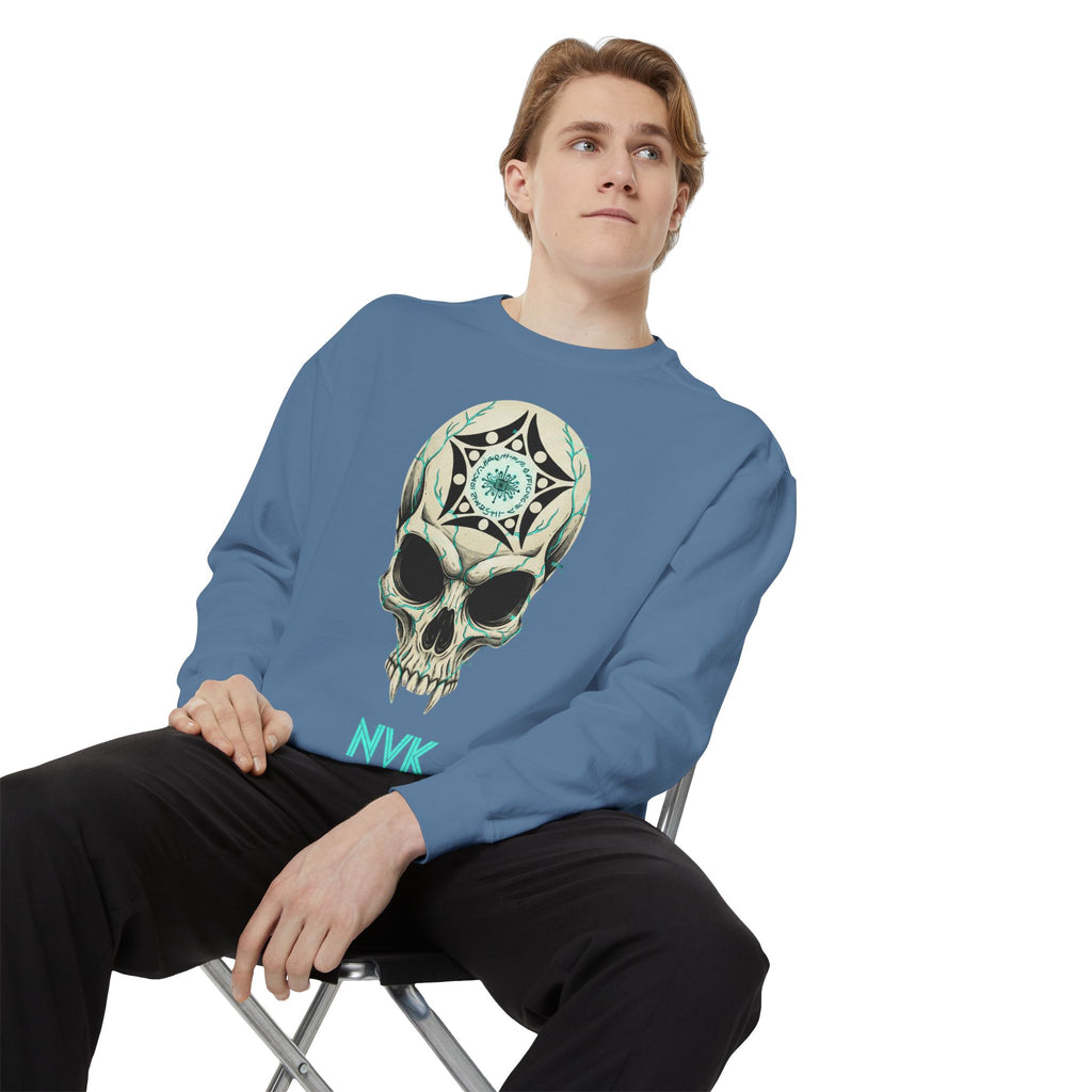 NVK BUGA SPHERE SKULL SWEATSHIRT™ — Graphic Crewneck